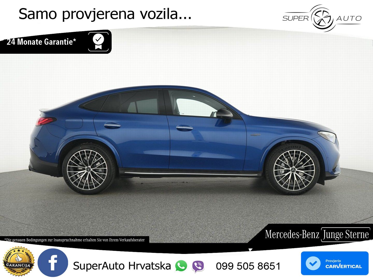 Mercedes GLC Coupe AMG GLC 43 (421 KS) 4MATIC AMG SPEEDSHIFT MCT 9G ACC+HEAD+GR SJED+360+PANO