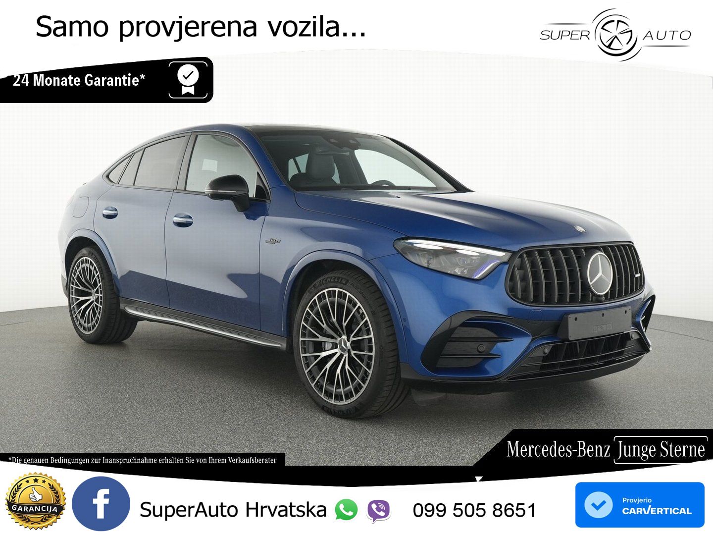 Mercedes GLC Coupe AMG GLC 43 (421 KS) 4MATIC AMG SPEEDSHIFT MCT 9G ACC+HEAD+GR SJED+360+PANO
