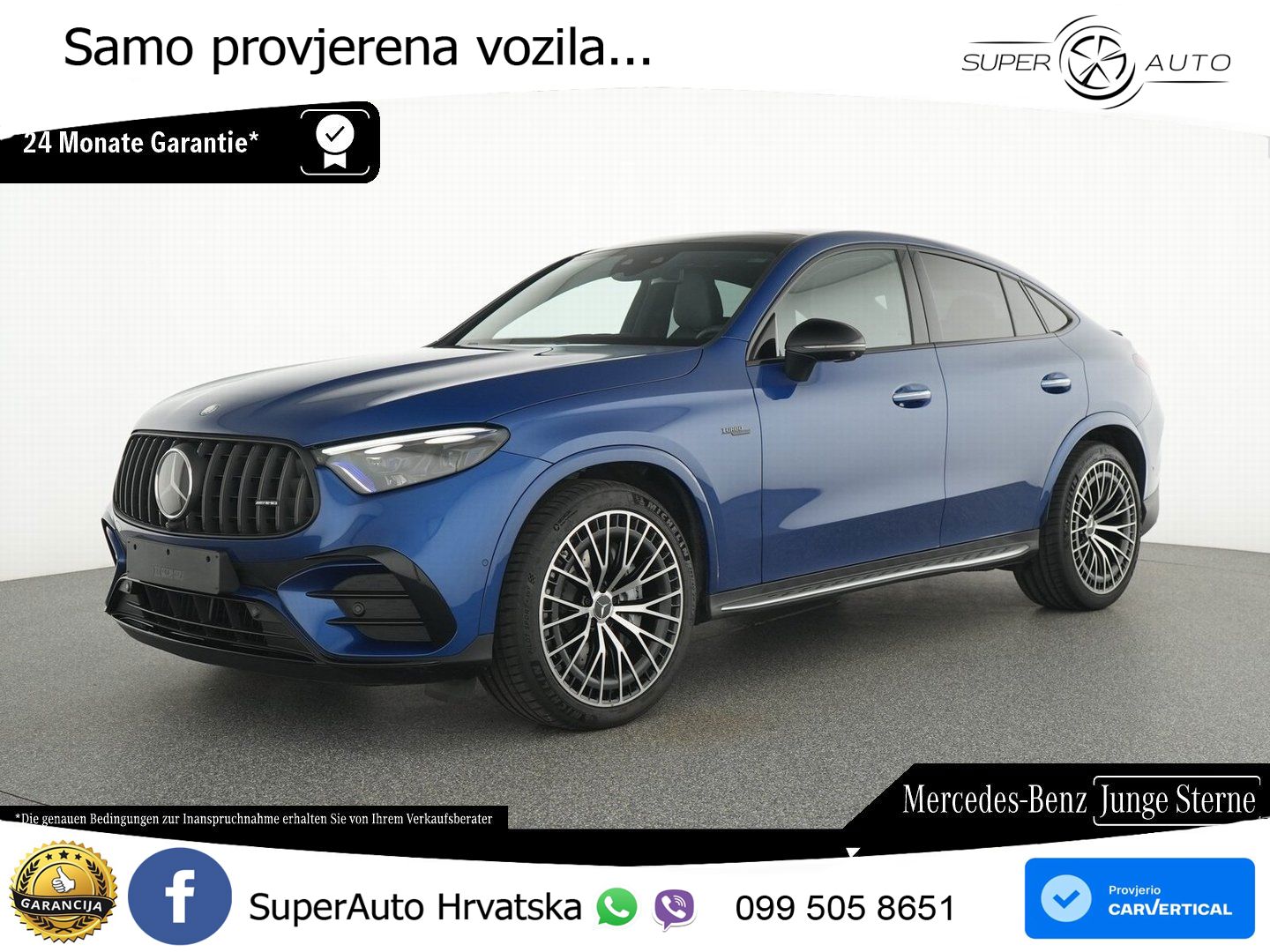 Mercedes GLC Coupe AMG GLC 43 (421 KS) 4MATIC AMG SPEEDSHIFT MCT 9G ACC+HEAD+GR SJED+360+PANO