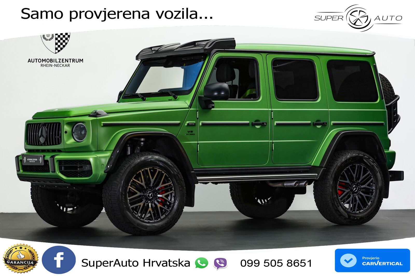 Mercedes AMG G 63 Long V8 (585 KS) 4MATIC 9G-TRONIC AMG SPEEDSHIFT TCT Manufaktur