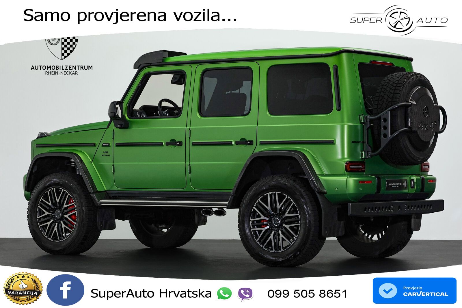 Mercedes AMG G 63 Long V8 (585 KS) 4MATIC 9G-TRONIC AMG SPEEDSHIFT TCT Manufaktur