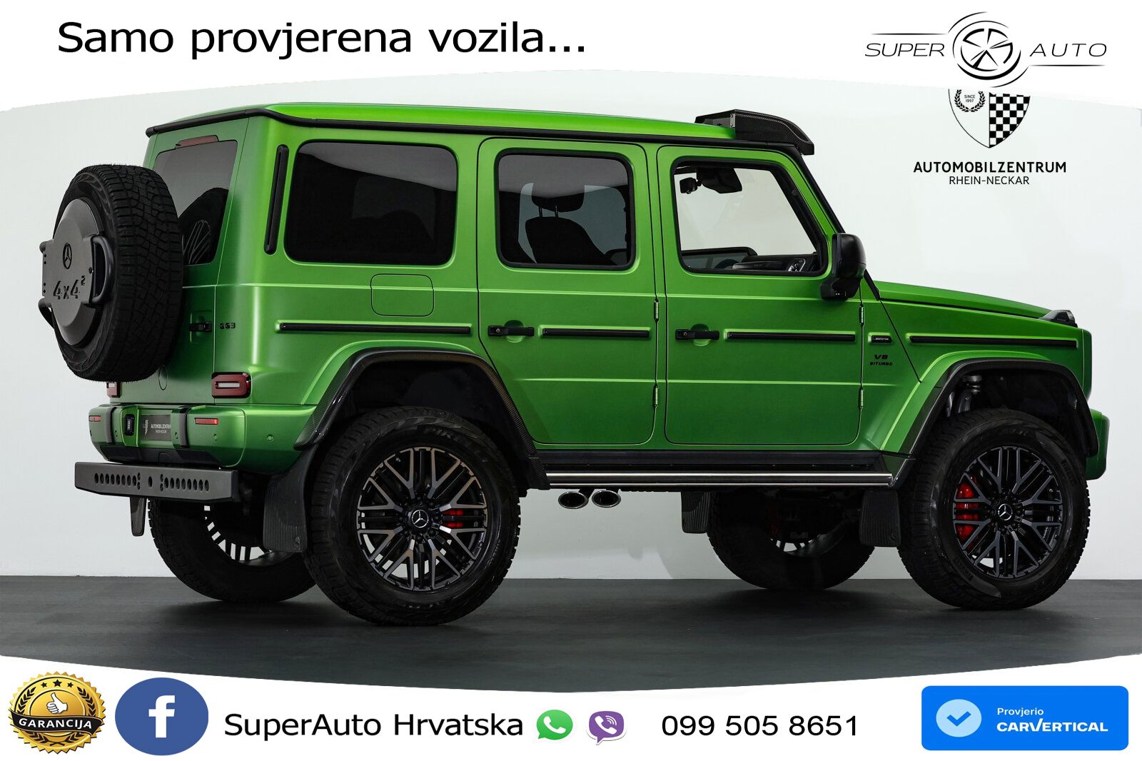 Mercedes AMG G 63 Long V8 (585 KS) 4MATIC 9G-TRONIC AMG SPEEDSHIFT TCT Manufaktur