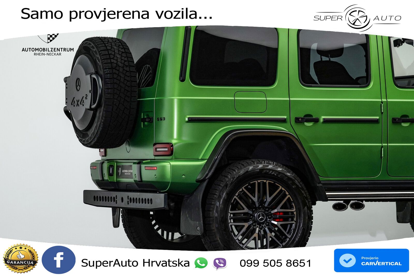 Mercedes AMG G 63 Long V8 (585 KS) 4MATIC 9G-TRONIC AMG SPEEDSHIFT TCT Manufaktur
