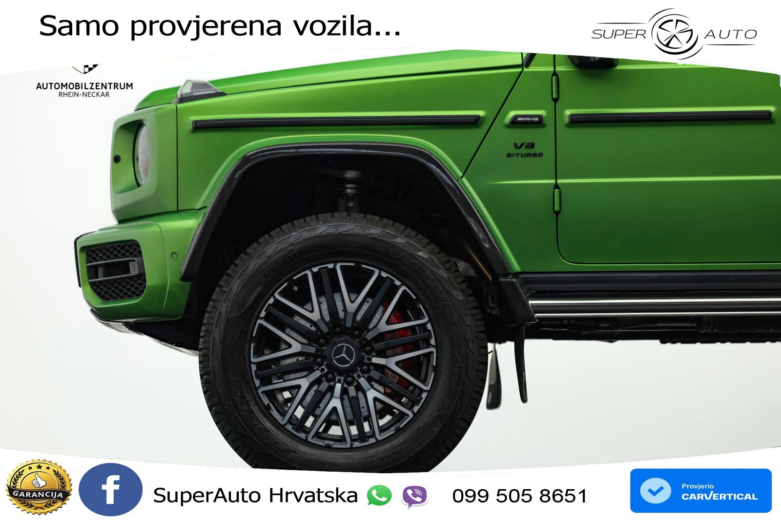 Mercedes AMG G 63 Long V8 (585 KS) 4MATIC 9G-TRONIC AMG SPEEDSHIFT TCT Manufaktur