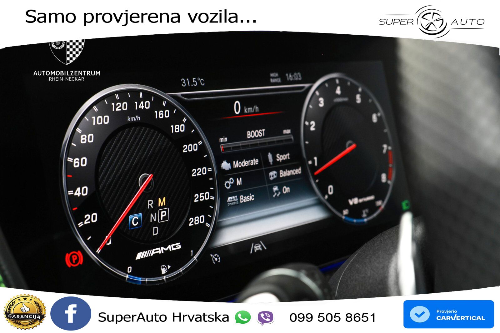 Mercedes AMG G 63 Long V8 (585 KS) 4MATIC 9G-TRONIC AMG SPEEDSHIFT TCT Manufaktur