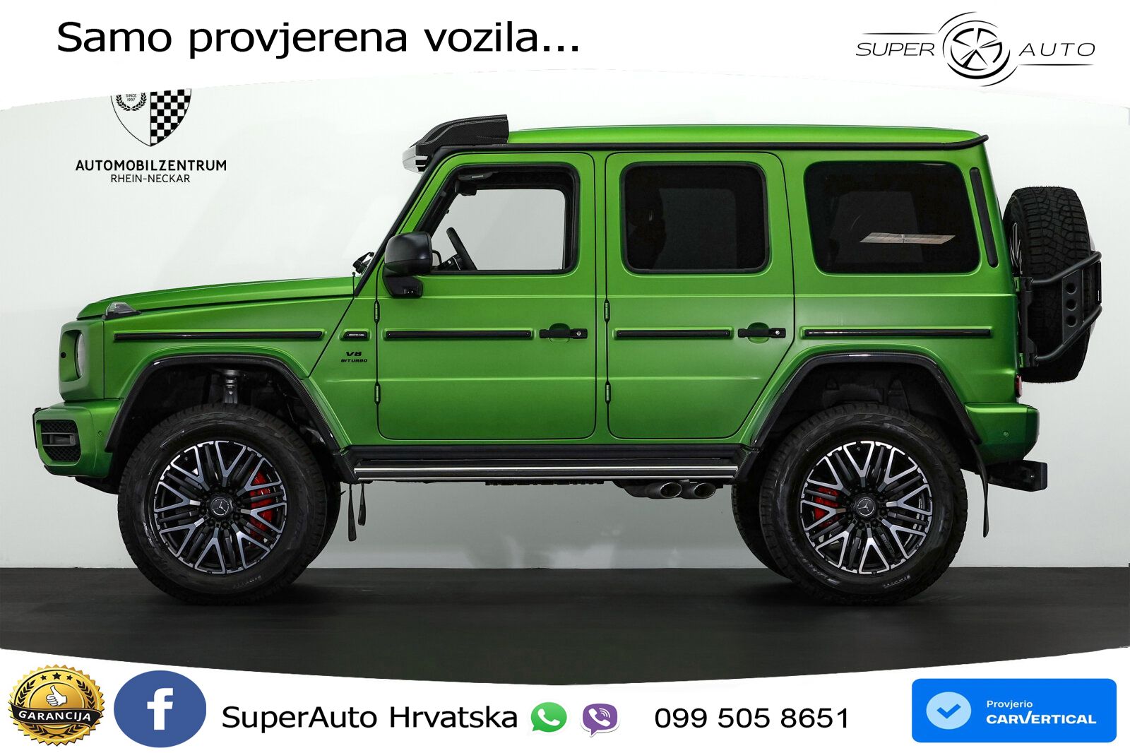 Mercedes AMG G 63 Long V8 (585 KS) 4MATIC 9G-TRONIC AMG SPEEDSHIFT TCT Manufaktur