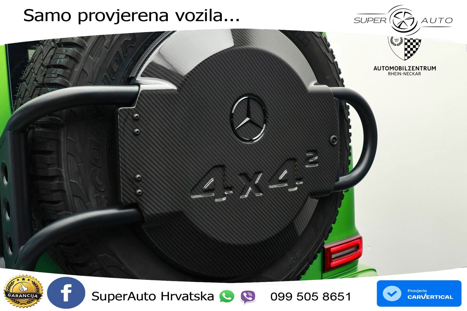 Mercedes AMG G 63 Long V8 (585 KS) 4MATIC 9G-TRONIC AMG SPEEDSHIFT TCT Manufaktur