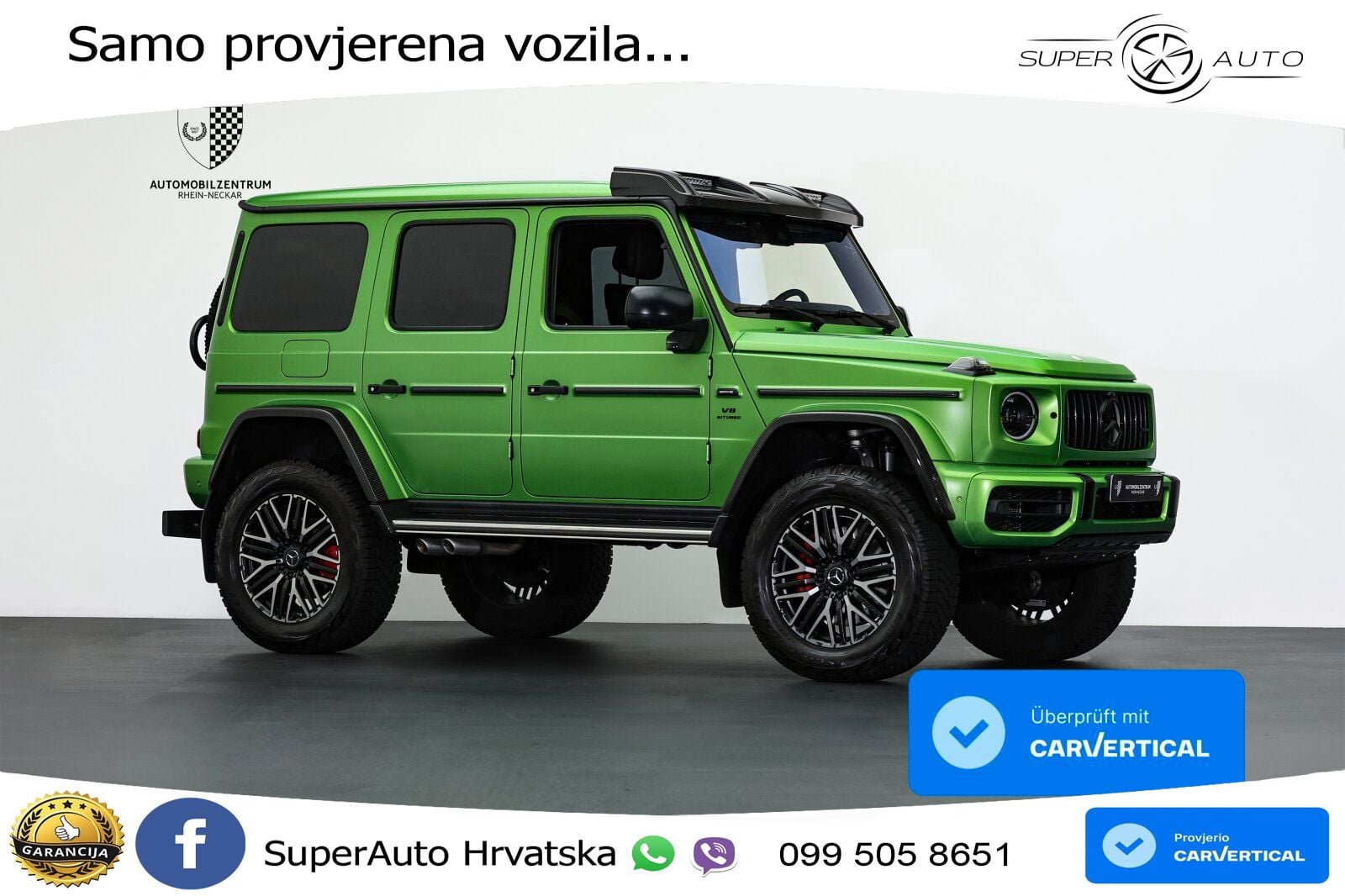 Mercedes AMG G 63 Long V8 (585 KS) 4MATIC 9G-TRONIC AMG SPEEDSHIFT TCT Manufaktur