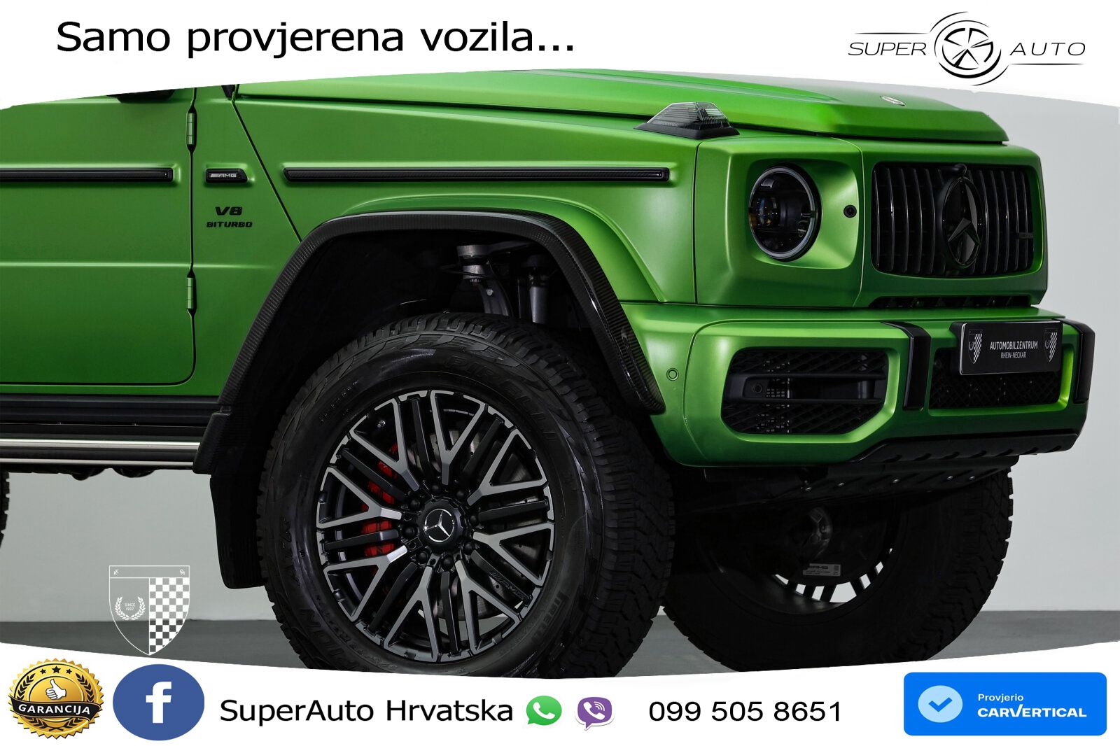 Mercedes AMG G 63 Long V8 (585 KS) 4MATIC 9G-TRONIC AMG SPEEDSHIFT TCT Manufaktur