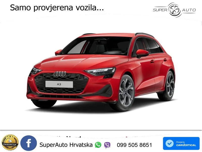 Audi A3 35 TFSI (150 KS) S tronic LED+GR SJED+ACC