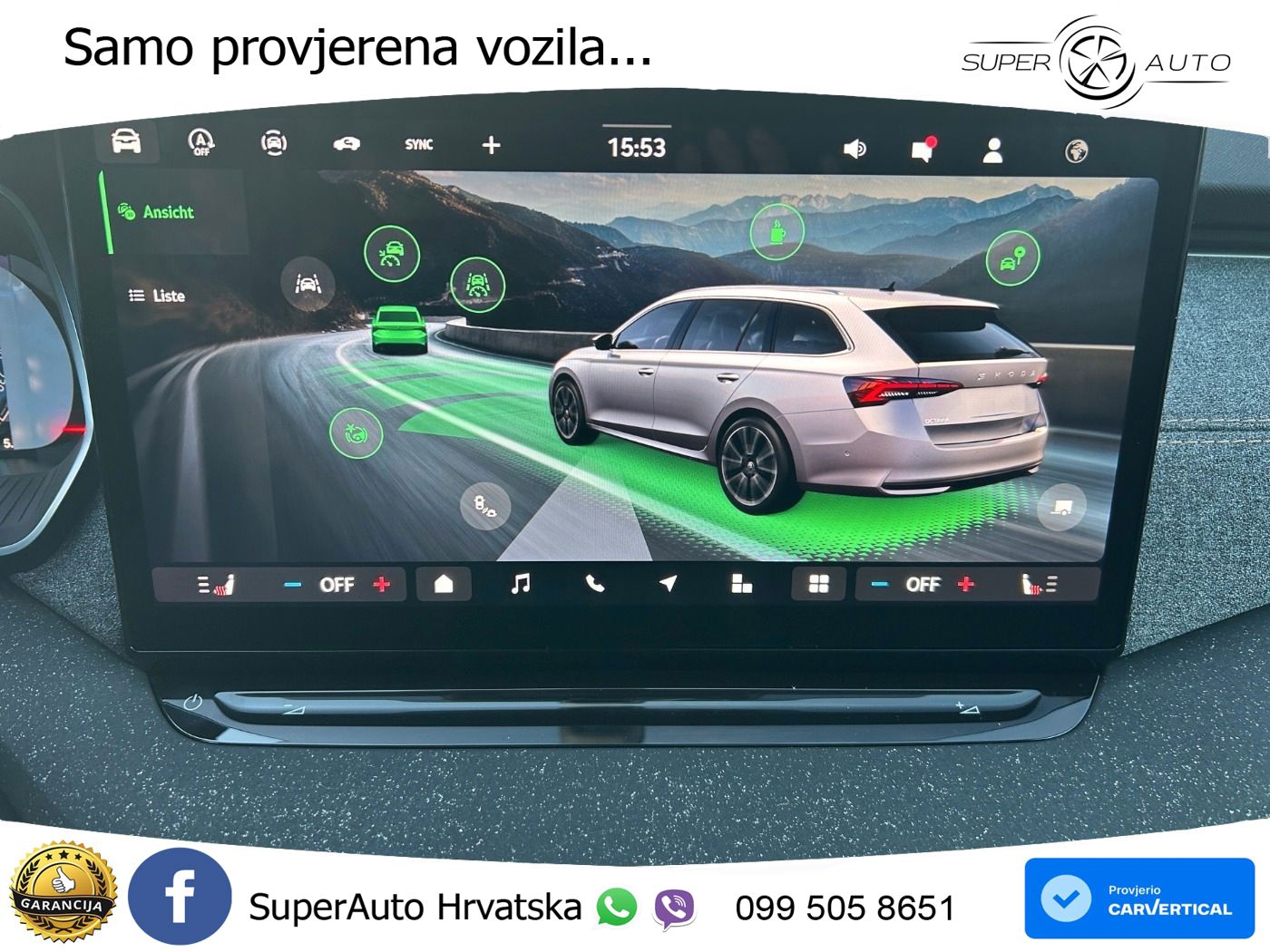 Škoda Octavia Combi 1.5 TSI (150 KS) DSG LED+GR SJED+ACC