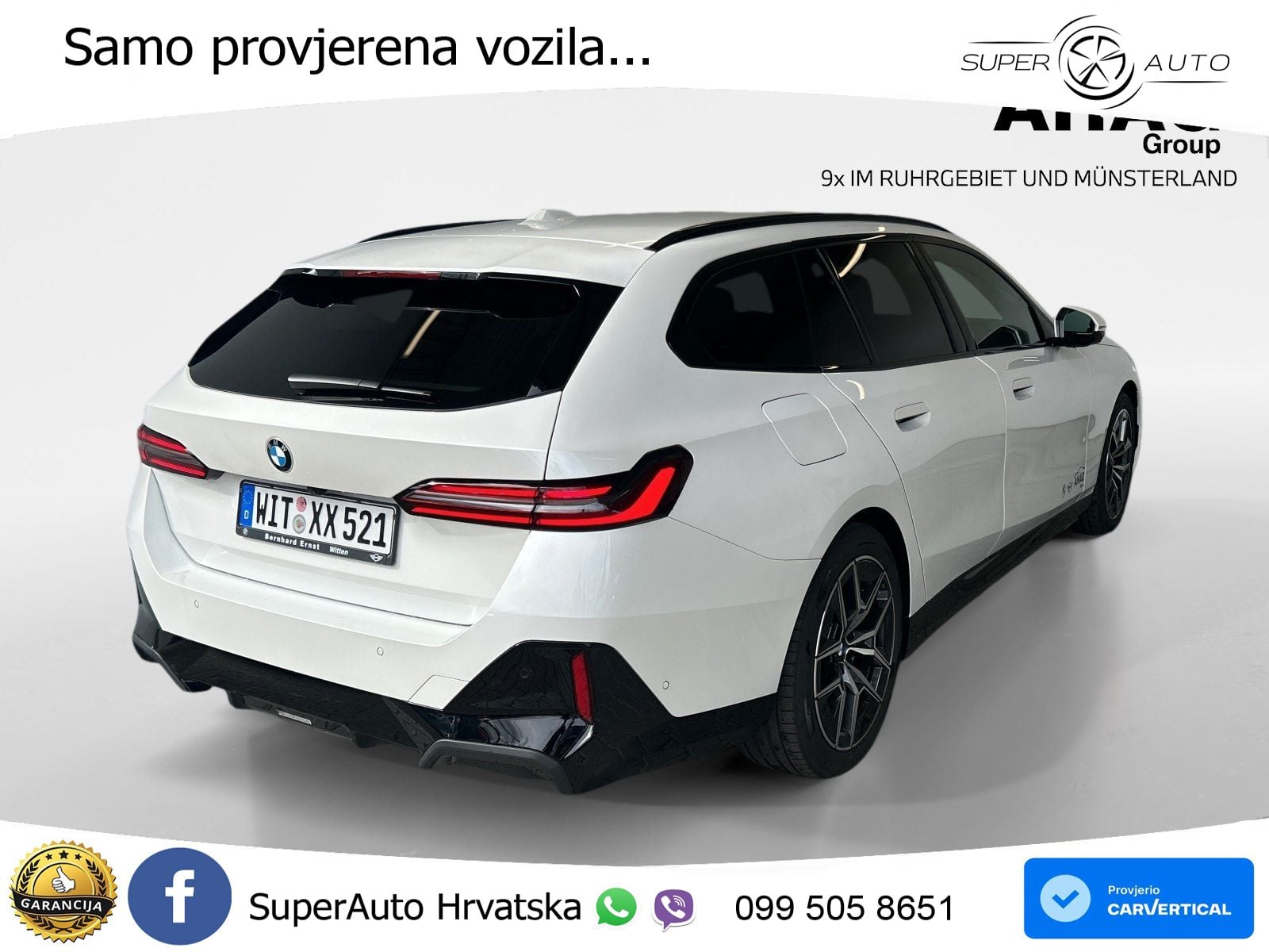 BMW 520d Touring (197 KS) Steptronic M Sport LED+GR SJED+ACC