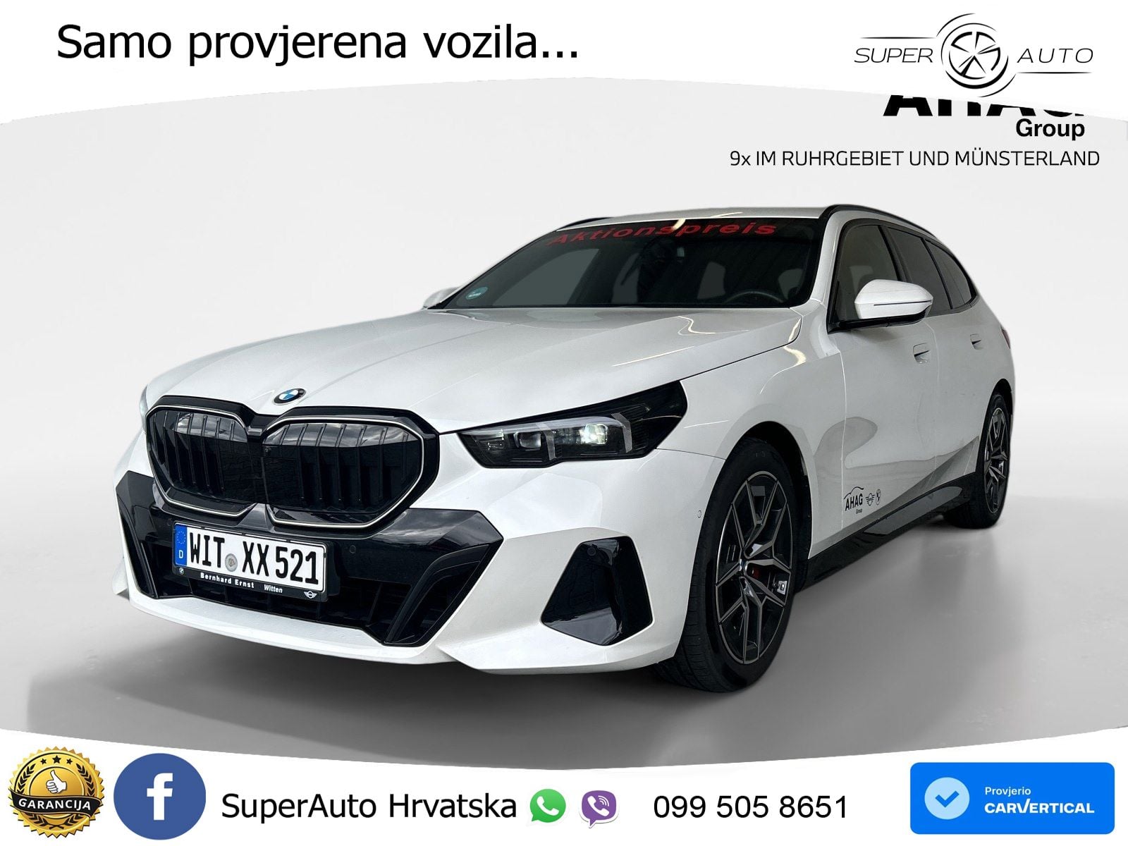 BMW 520d Touring (197 KS) Steptronic M Sport LED+GR SJED+ACC