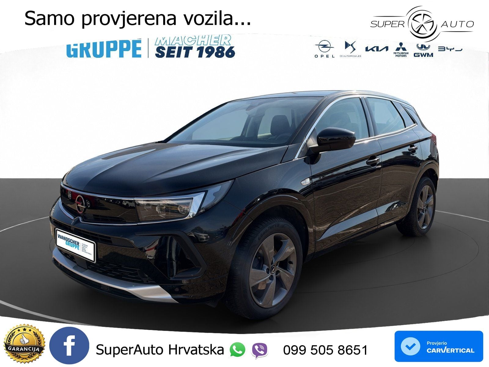 Opel Grandland 1.2i Turbo (130 KS) Automatic LED+GR SJED+ACC