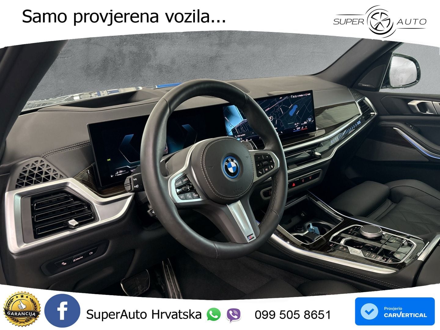 BMW X5 50e (489 KS) xDrive Steptronic M Sport ZRAČNI+ACC+GR SJED+KAM+PANO