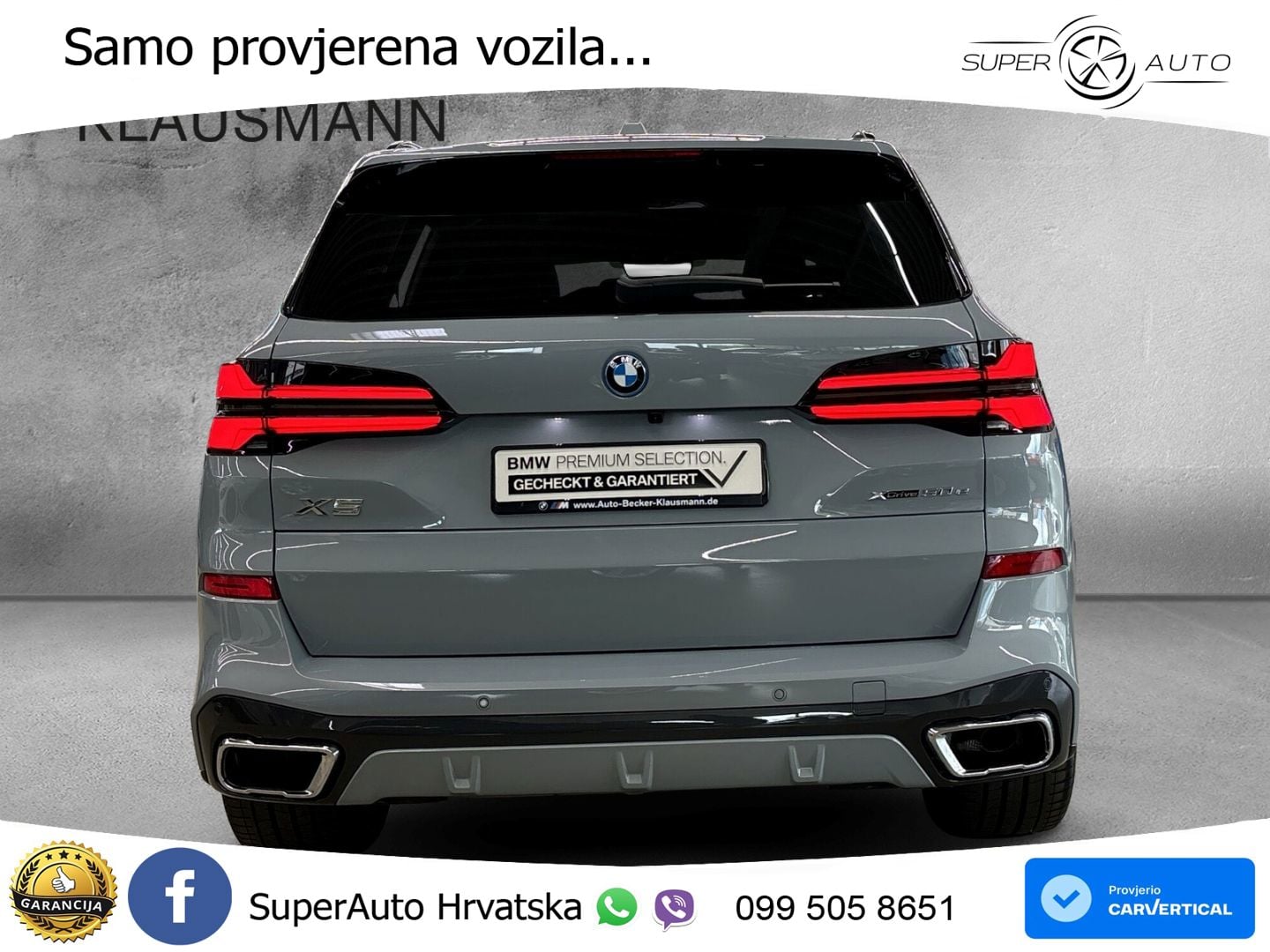 BMW X5 50e (489 KS) xDrive Steptronic M Sport ZRAČNI+ACC+GR SJED+KAM+PANO