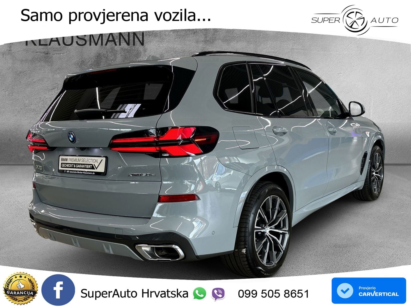 BMW X5 50e (489 KS) xDrive Steptronic M Sport ZRAČNI+ACC+GR SJED+KAM+PANO