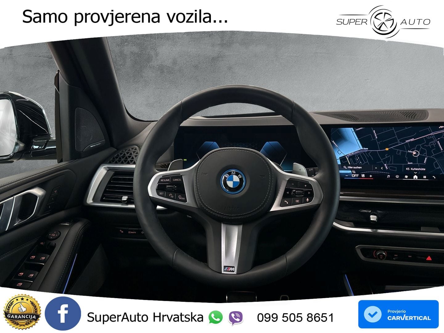BMW X5 50e (489 KS) xDrive Steptronic M Sport ZRAČNI+ACC+GR SJED+KAM+PANO
