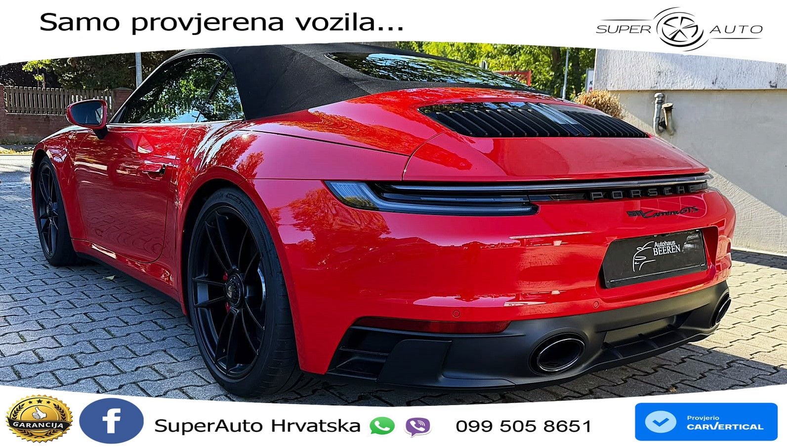 Porsche 911 Carrera GTS Cabriolet 3.0 (480 KS) PDK