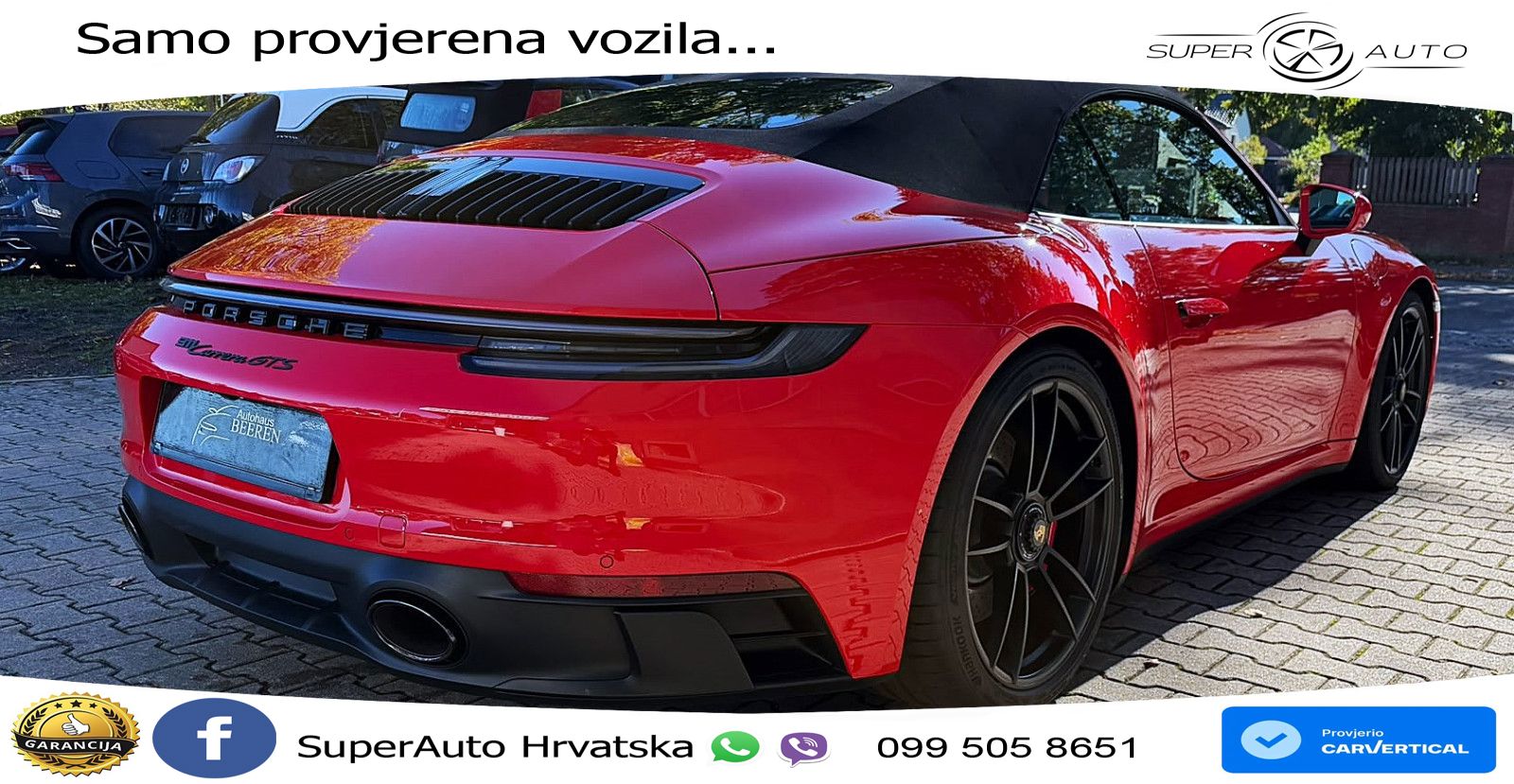 Porsche 911 Carrera GTS Cabriolet 3.0 (480 KS) PDK