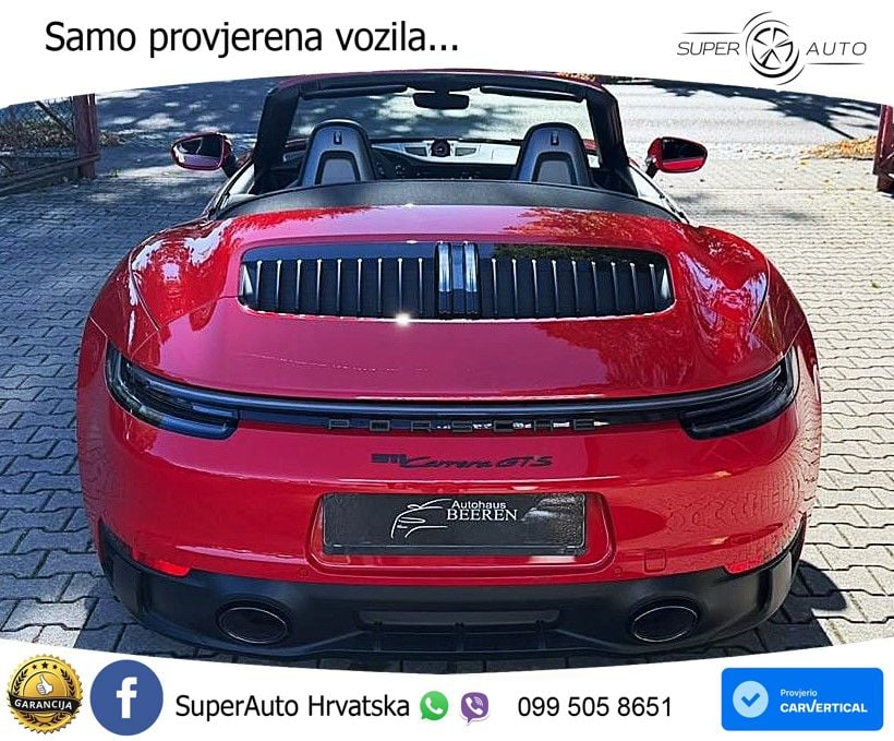Porsche 911 Carrera GTS Cabriolet 3.0 (480 KS) PDK