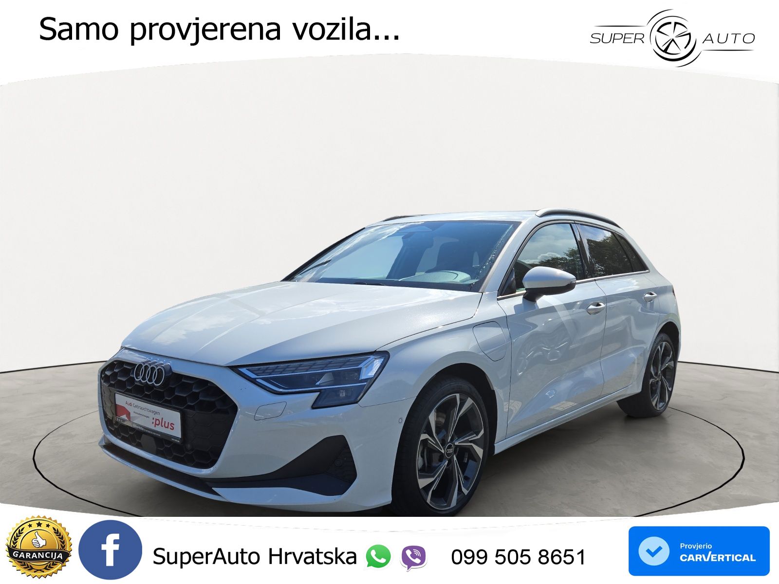 Audi A3 Sportback 40 TFSI e (204 KS) Plug-in Hybrid S tronic LED+GR SJED+ACC