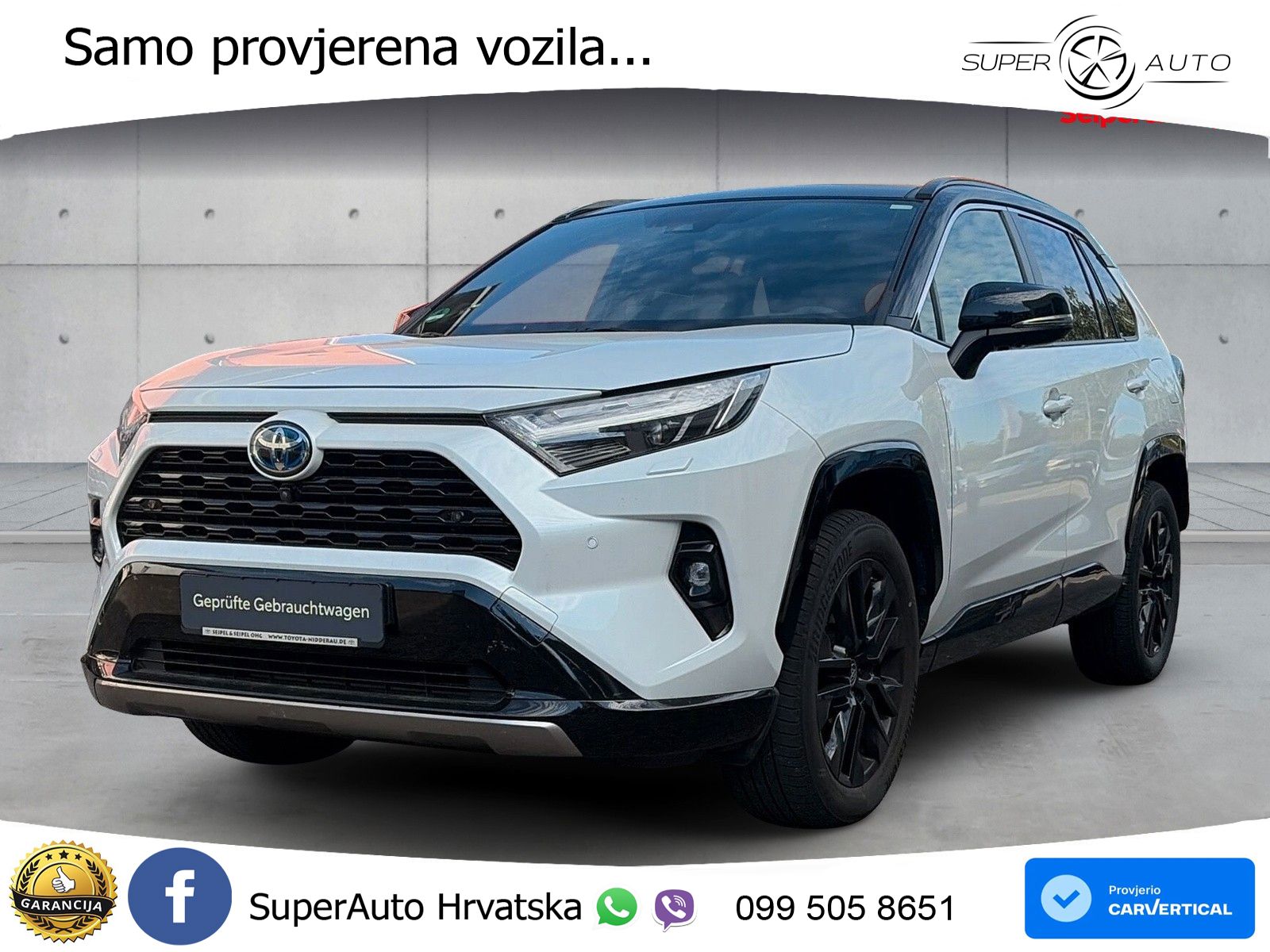 Toyota RAV4 2.5 (218 KS) Hybrid eCVT Style LED+GR SJED+ACC
