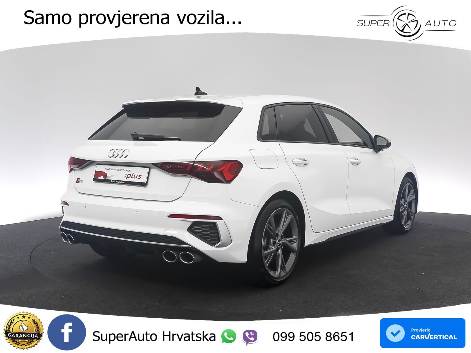 Audi S3 2.0 TFSI (310 KS) quattro S tronic LED+GR SJED+ACC