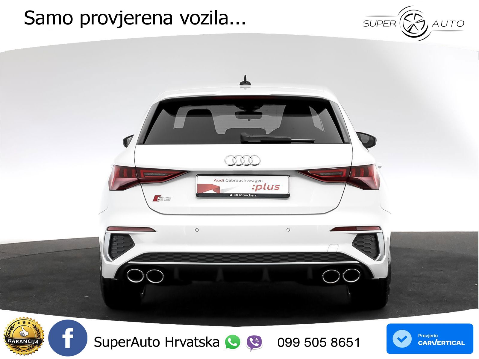 Audi S3 2.0 TFSI (310 KS) quattro S tronic LED+GR SJED+ACC