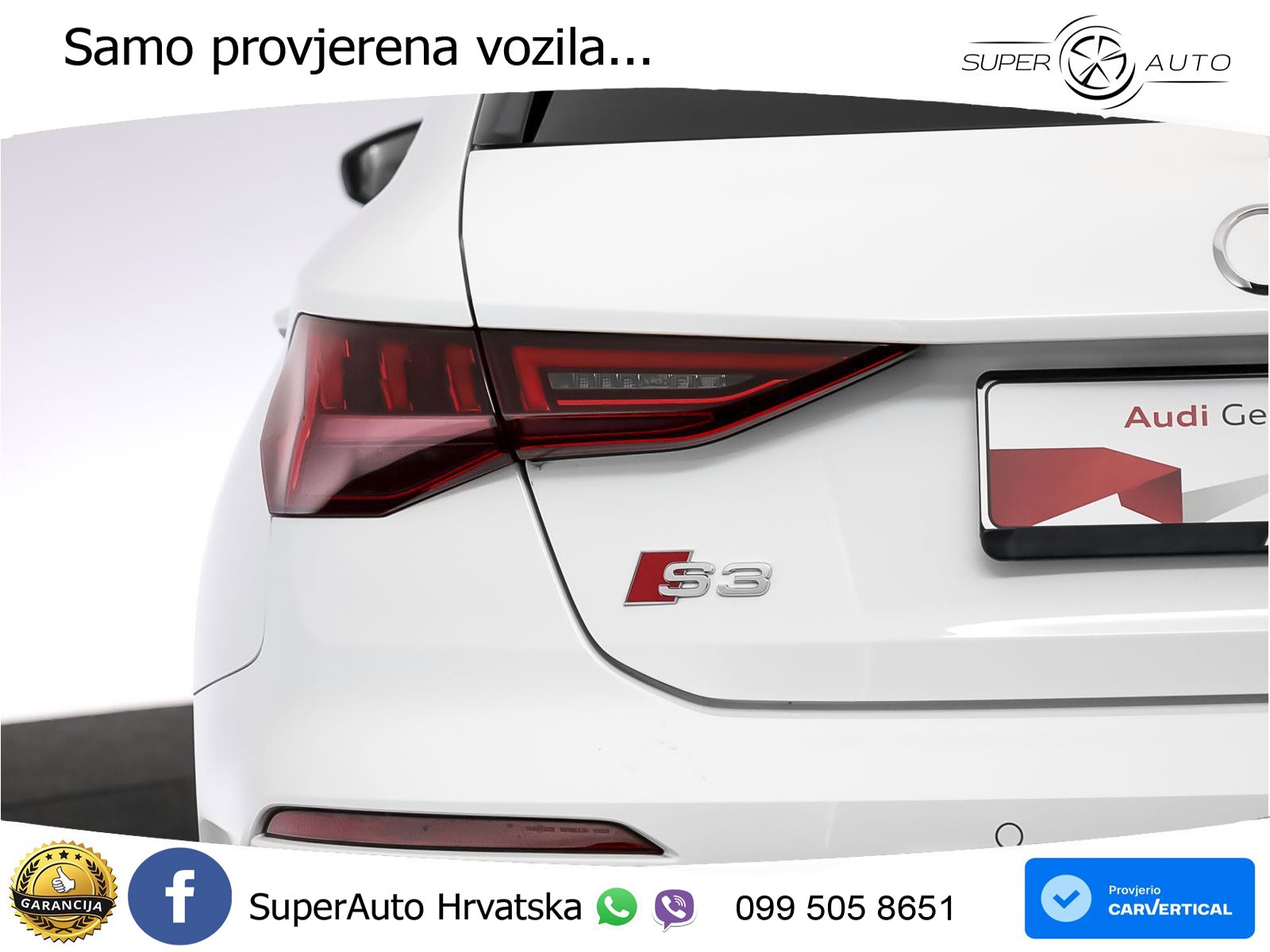 Audi S3 2.0 TFSI (310 KS) quattro S tronic LED+GR SJED+ACC