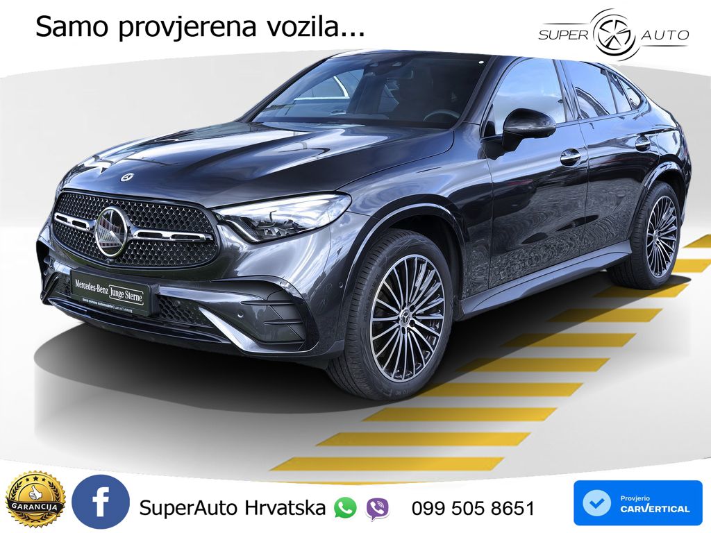 Mercedes GLC Coupe 450d (367 KS) 4MATIC 9G-TRONIC AMG ZRAČNI+ACC+GR SJED+360+PANO