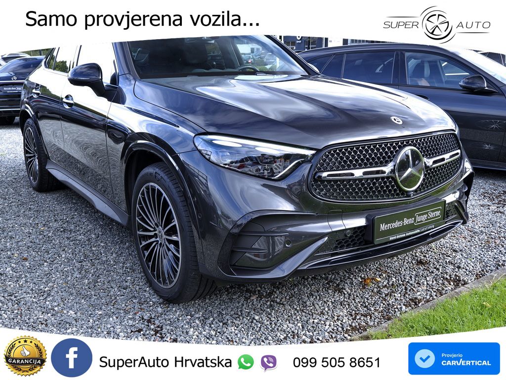 Mercedes GLC Coupe 450d (367 KS) 4MATIC 9G-TRONIC AMG ZRAČNI+ACC+GR SJED+360+PANO