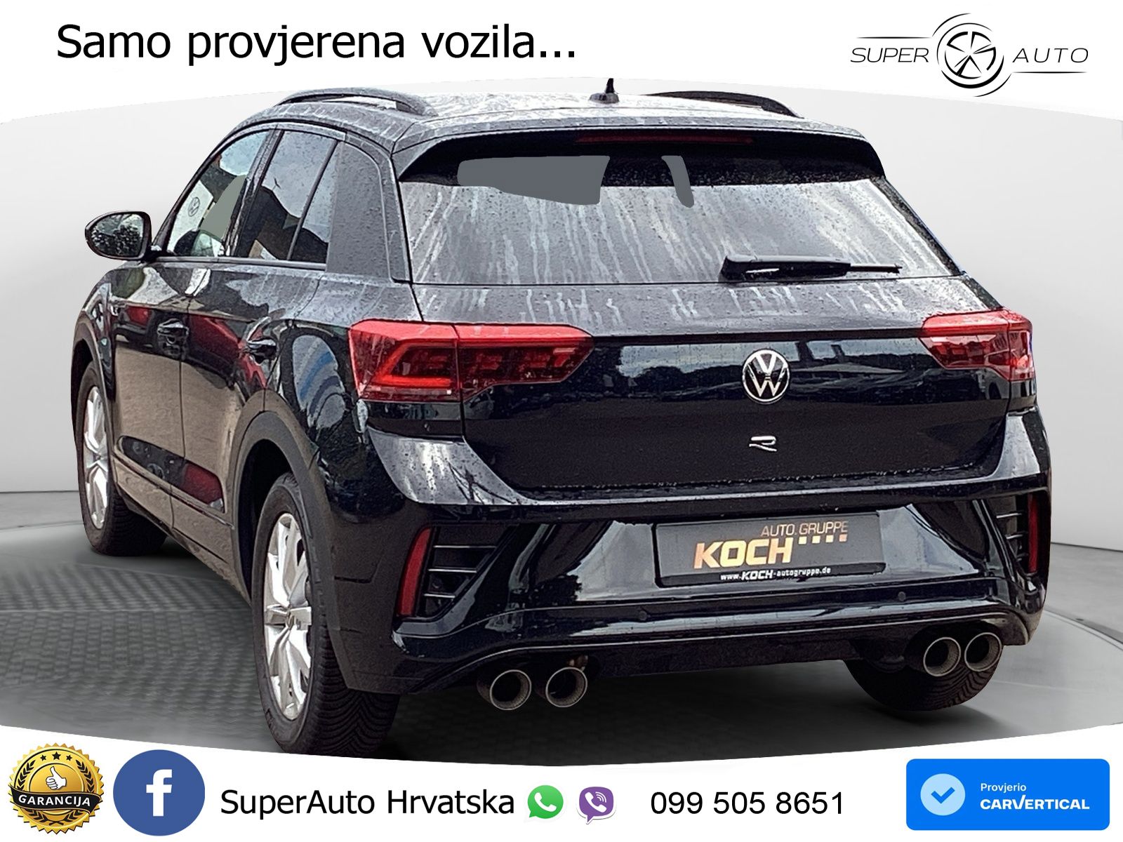 Volkswagen T-Roc R 2.0 TSI (300 KS) OPF 4M DSG MATRIX+GR SJED+KAM