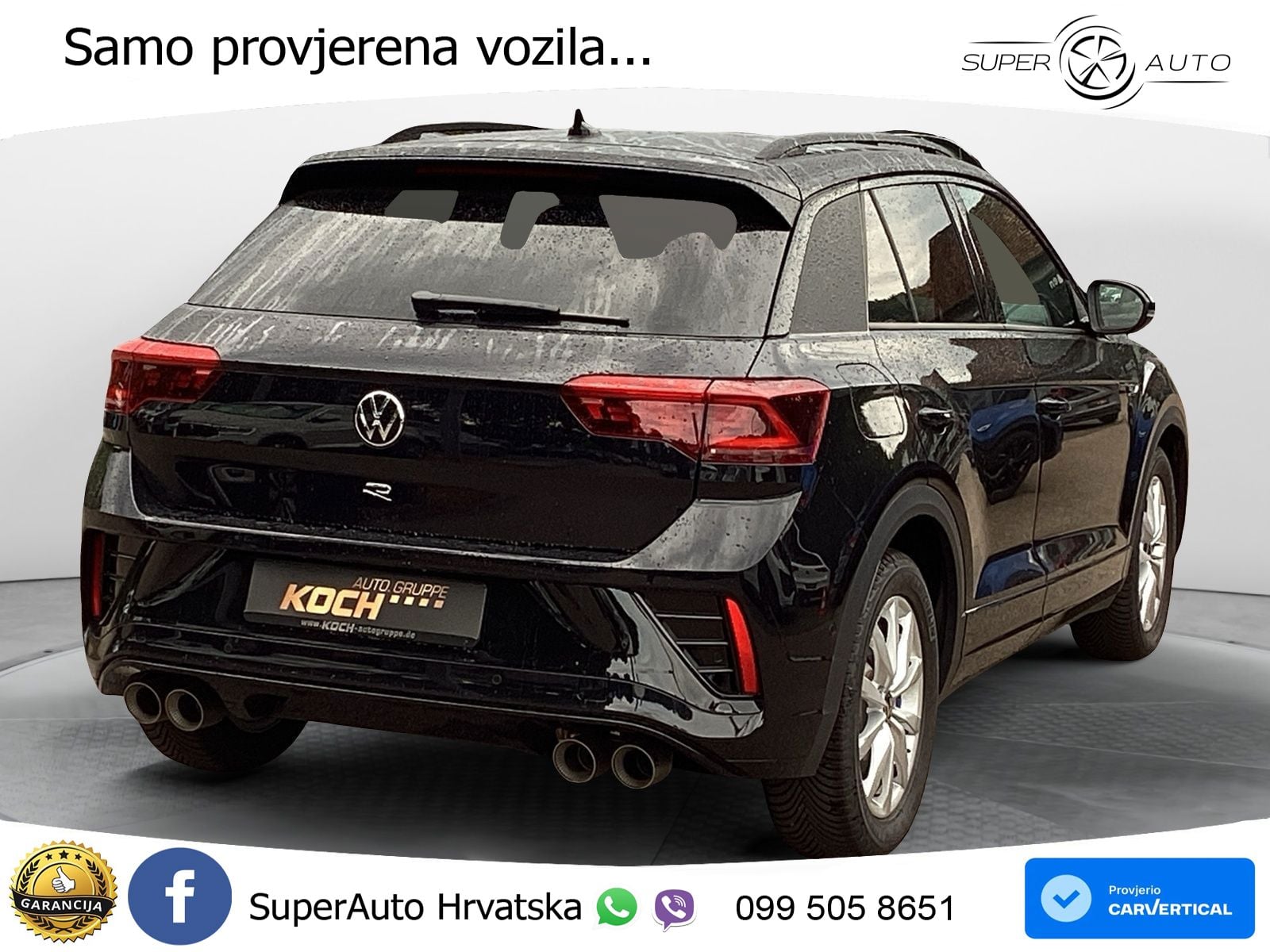 Volkswagen T-Roc R 2.0 TSI (300 KS) OPF 4M DSG MATRIX+GR SJED+KAM