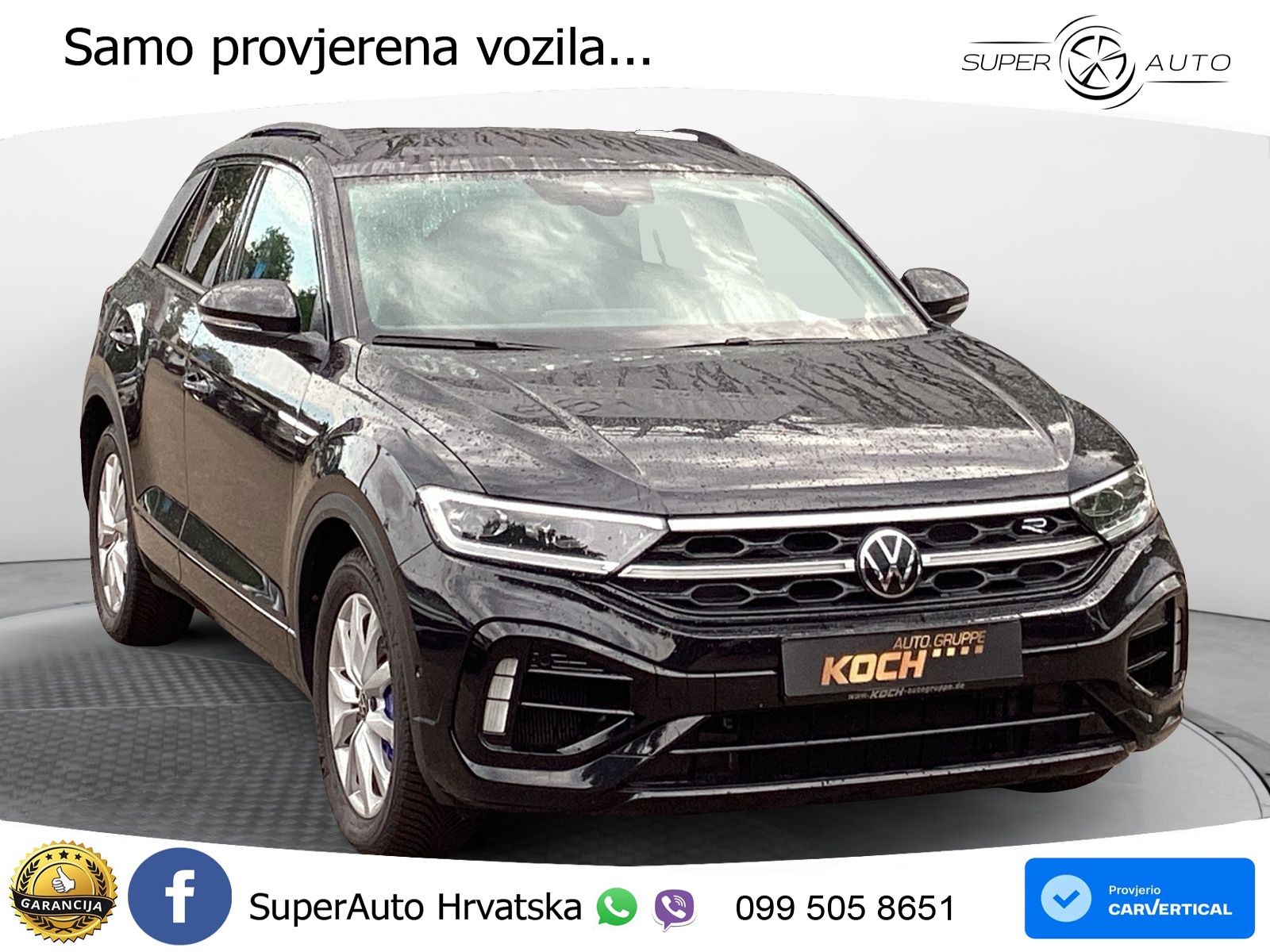 Volkswagen T-Roc R 2.0 TSI (300 KS) OPF 4M DSG MATRIX+GR SJED+KAM