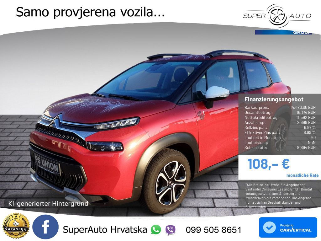 Citroen C3 Aircross 1.2 PureTech (110 KS) YOU