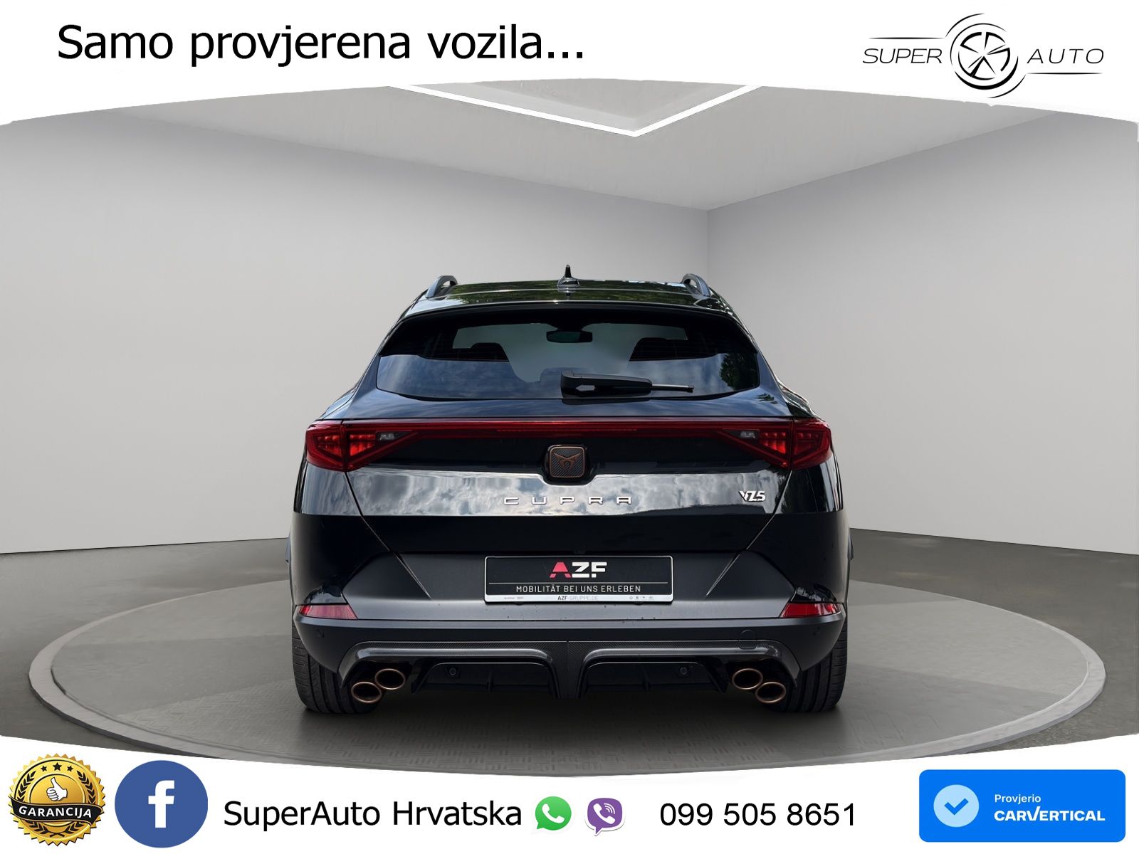 Cupra Formentor VZ5 2.5 TSI (390 KS) 4Drive DSG LED+GR SJED+ACC
