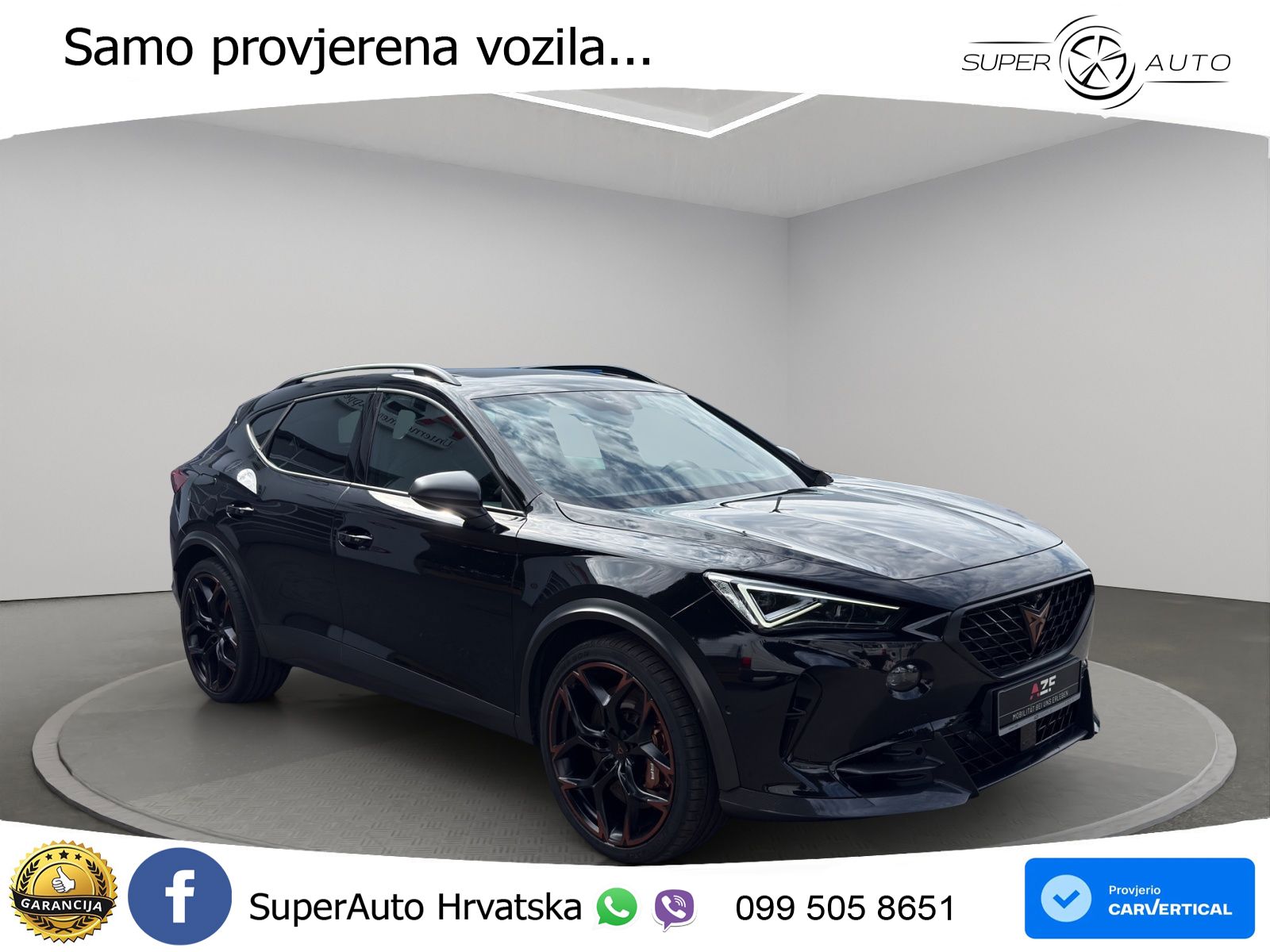 Cupra Formentor VZ5 2.5 TSI (390 KS) 4Drive DSG LED+GR SJED+ACC