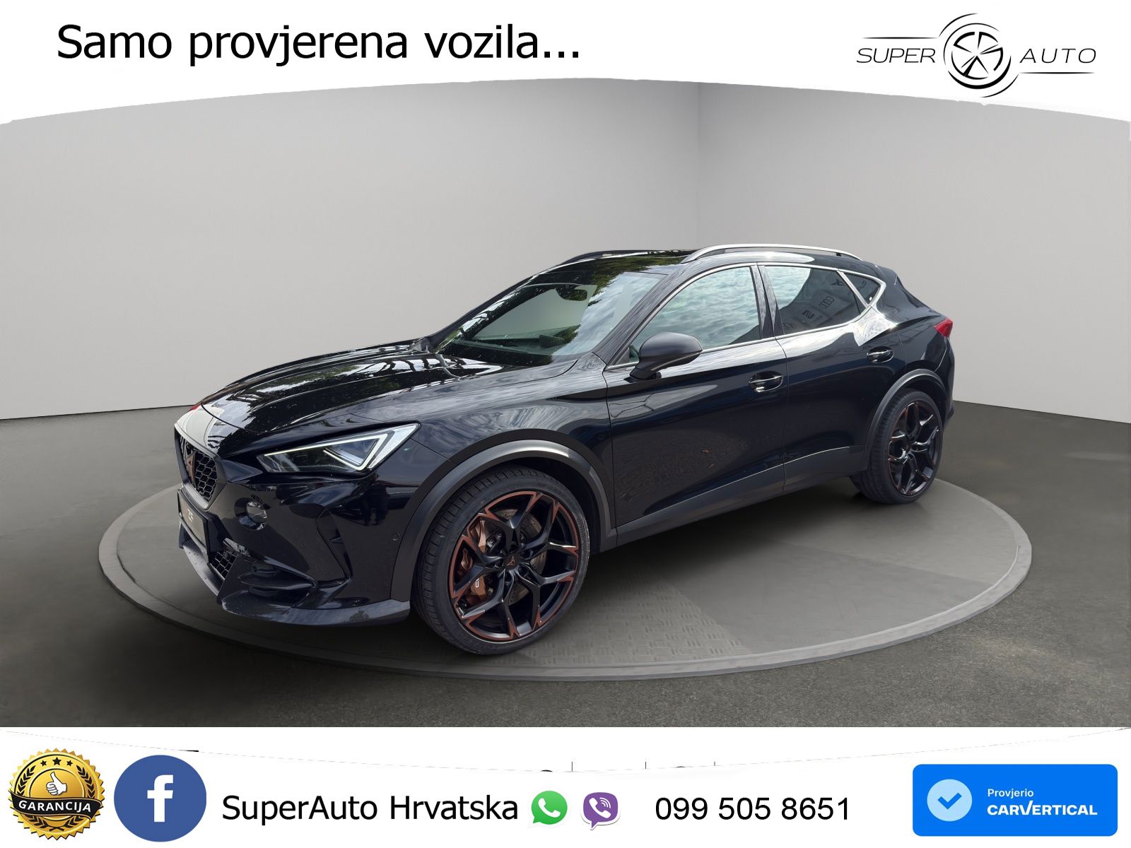 Cupra Formentor VZ5 2.5 TSI (390 KS) 4Drive DSG LED+GR SJED+ACC
