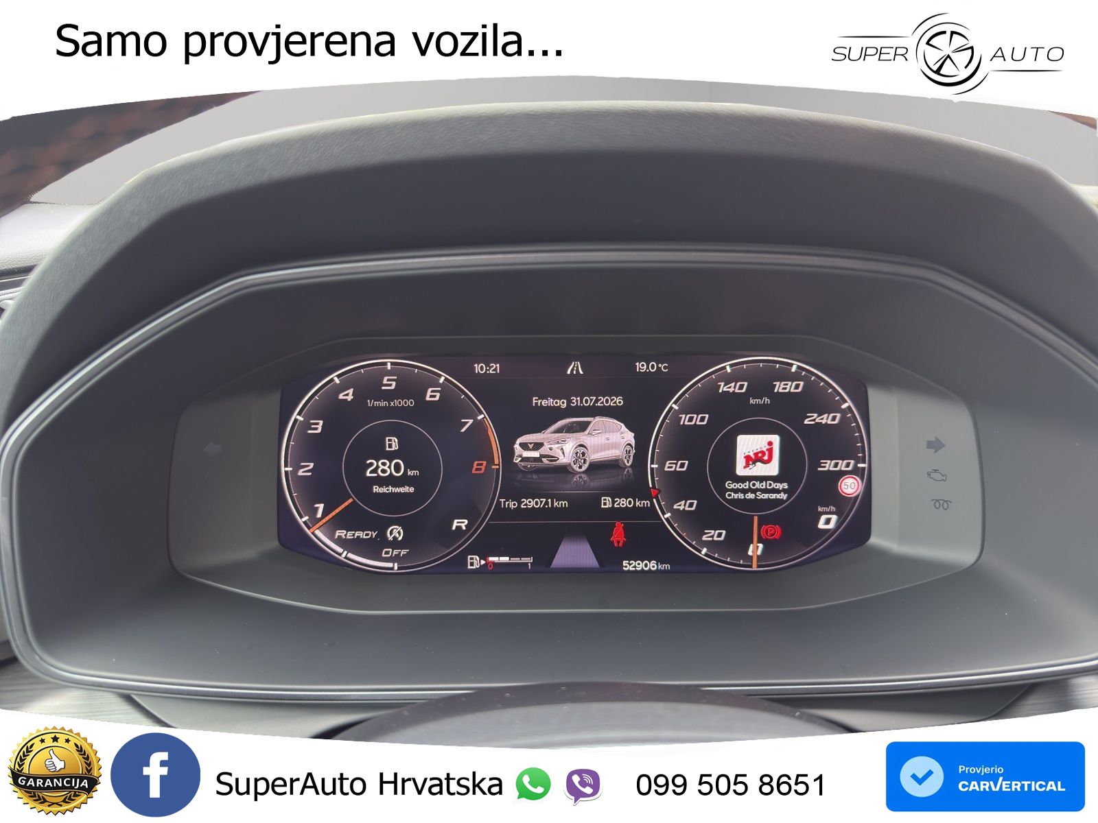 Cupra Formentor VZ5 2.5 TSI (390 KS) 4Drive DSG LED+GR SJED+ACC