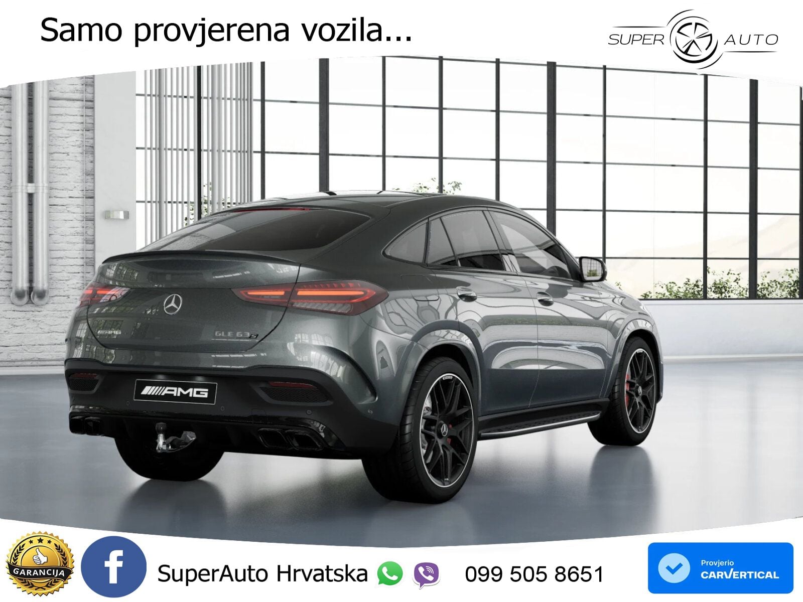 Mercedes AMG GLE Coupe 63 S V8 (612 KS) EQ Boost 4MATIC+ AMG SPEEDSHIFT TCT 9G ACC+HEAD+GR SJED+360+PANO