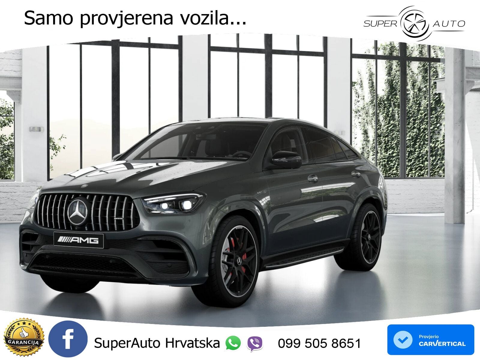Mercedes AMG GLE Coupe 63 S V8 (612 KS) EQ Boost 4MATIC+ AMG SPEEDSHIFT TCT 9G ACC+HEAD+GR SJED+360+PANO