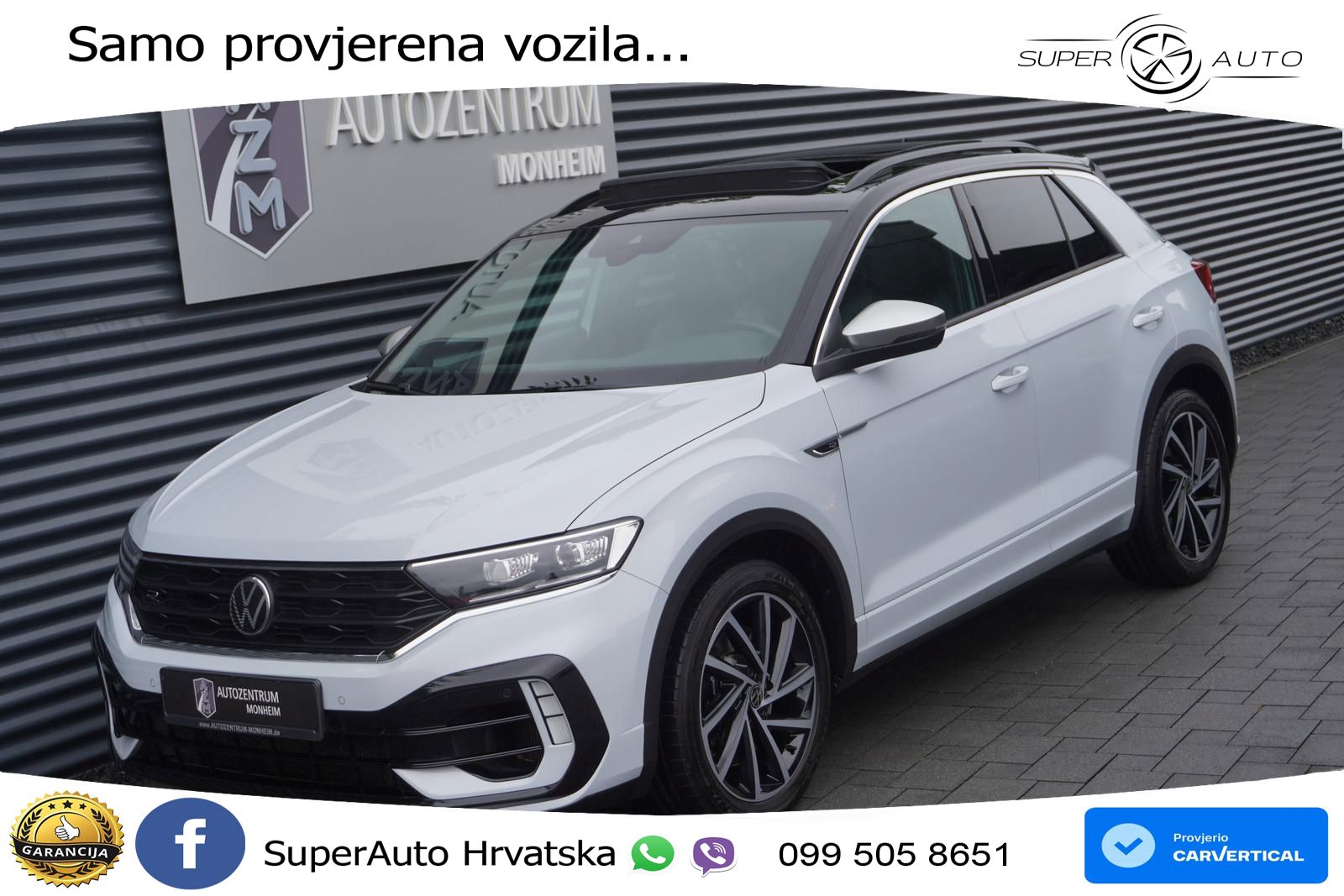 Volkswagen T-Roc I R 2.0 TSI (300 KS) OPF 4M DSG LED+GR SJED+ACC