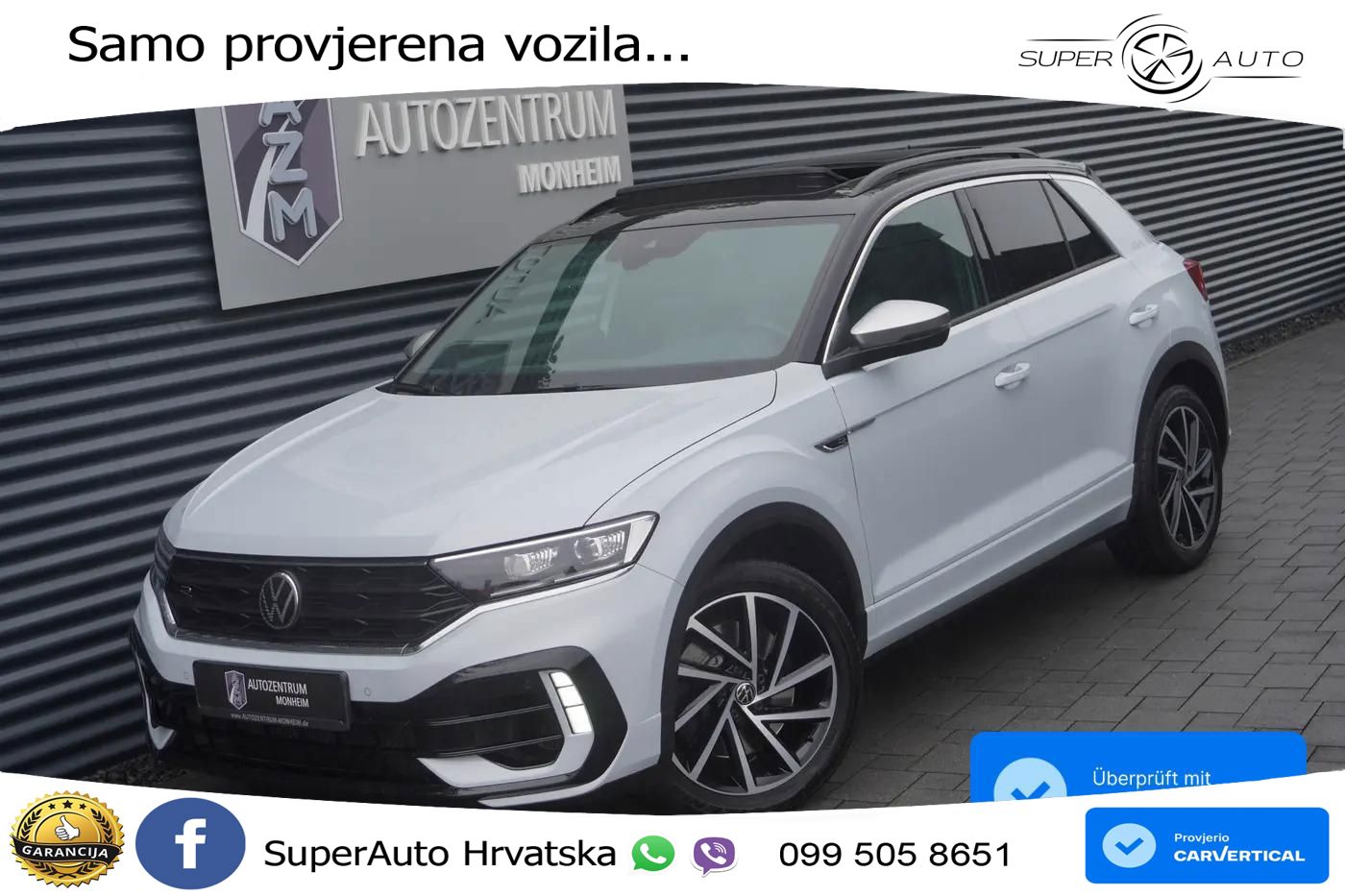 Volkswagen T-Roc I R 2.0 TSI (300 KS) OPF 4M DSG LED+GR SJED+ACC