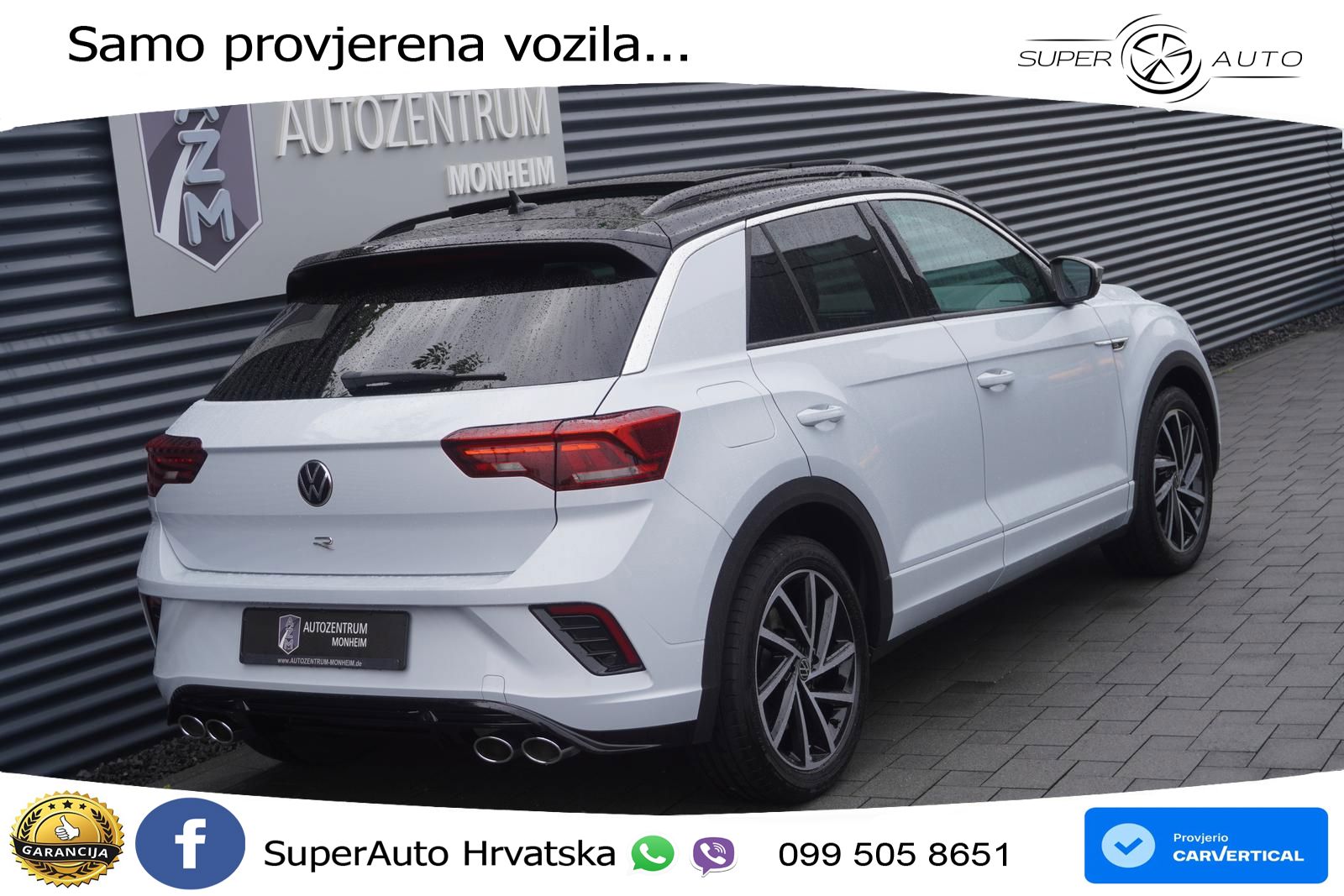 Volkswagen T-Roc I R 2.0 TSI (300 KS) OPF 4M DSG LED+GR SJED+ACC