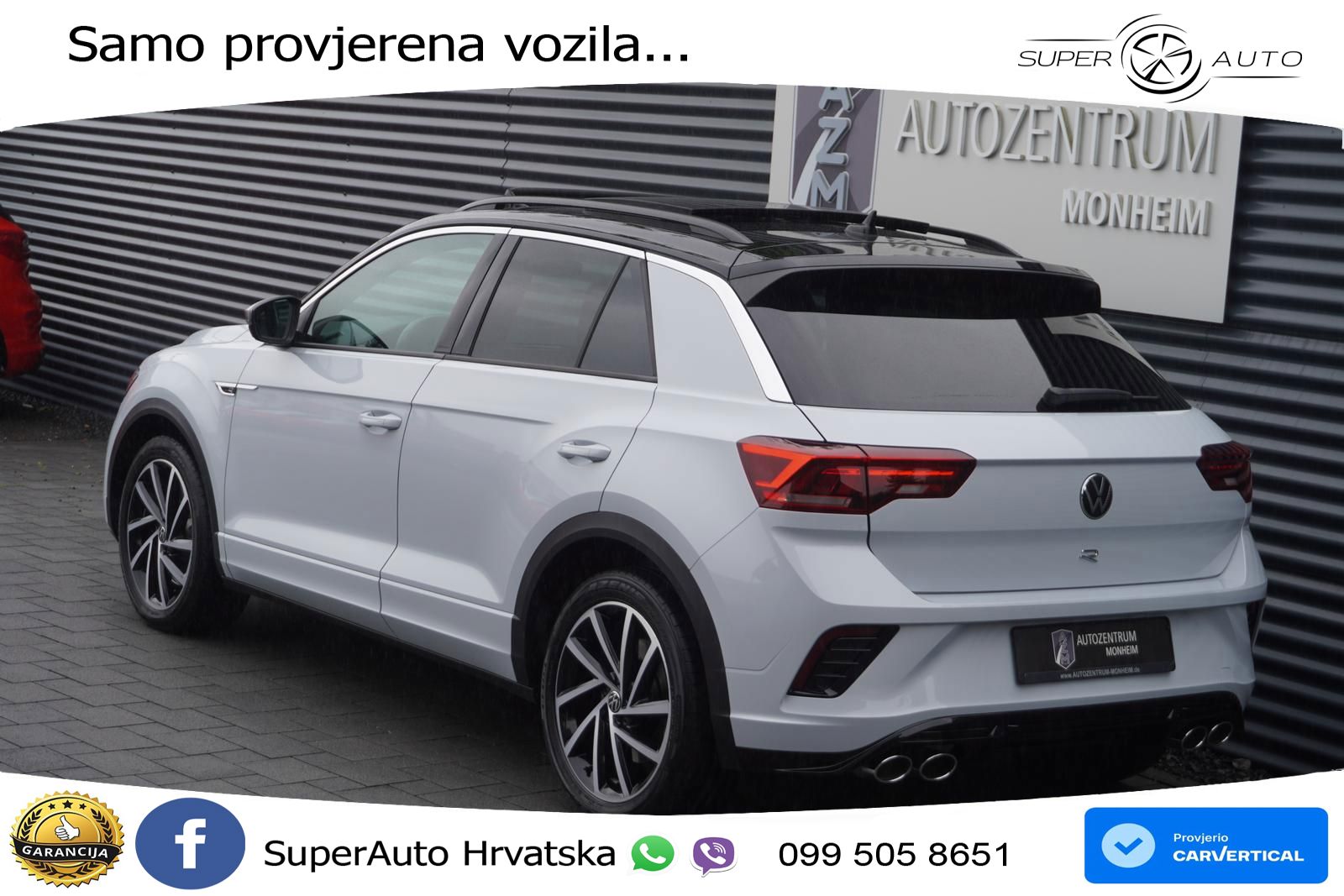 Volkswagen T-Roc I R 2.0 TSI (300 KS) OPF 4M DSG LED+GR SJED+ACC