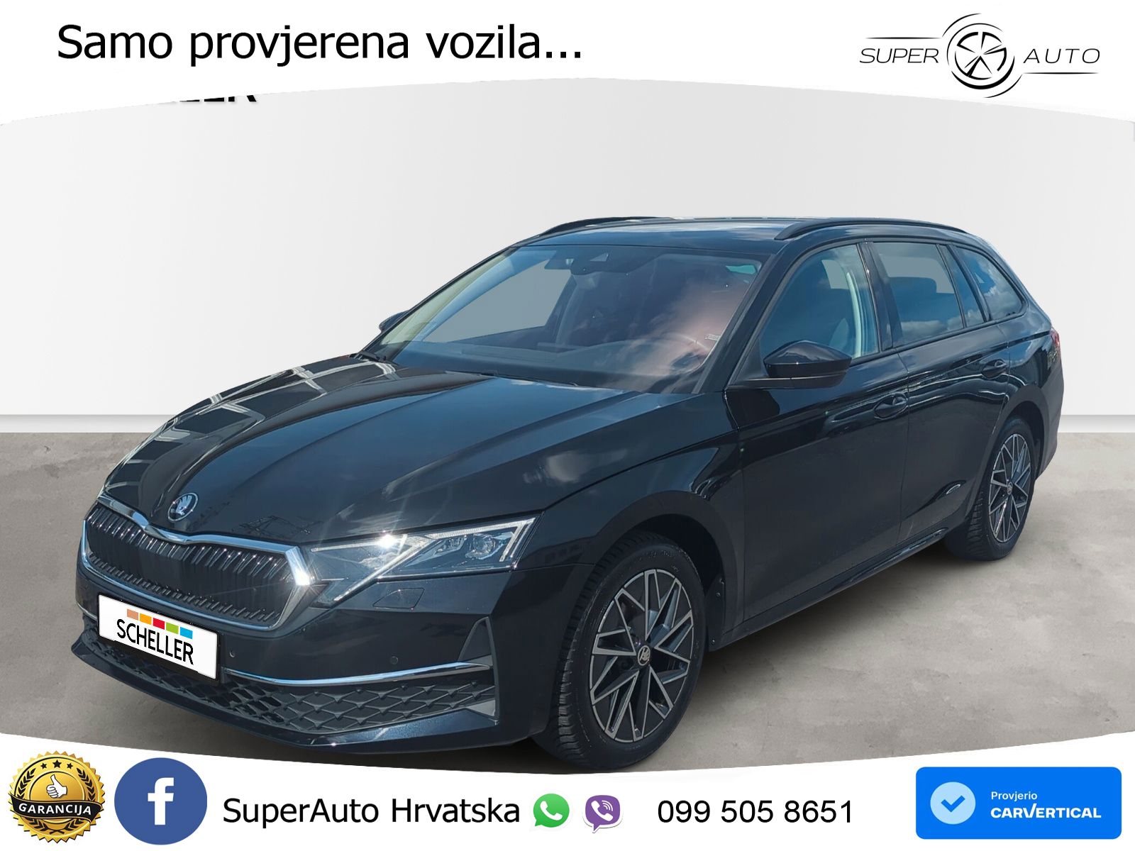 Škoda Octavia Combi 2.0 TDI (150 KS) DSG Selection LED+GR SJED+ACC
