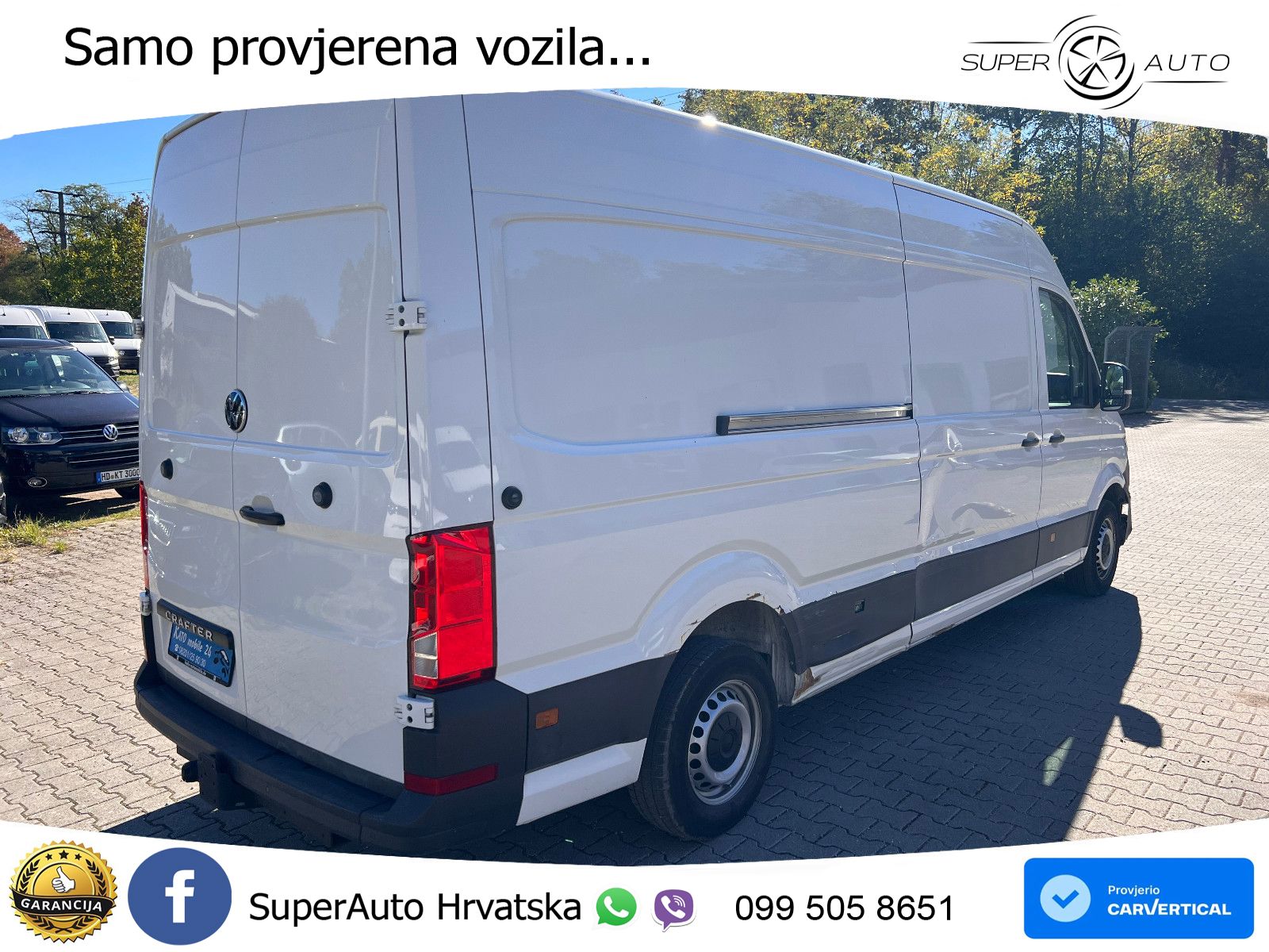Volkswagen Crafter Kasten 35 lang Hochdach FWD Kamera 140 KS