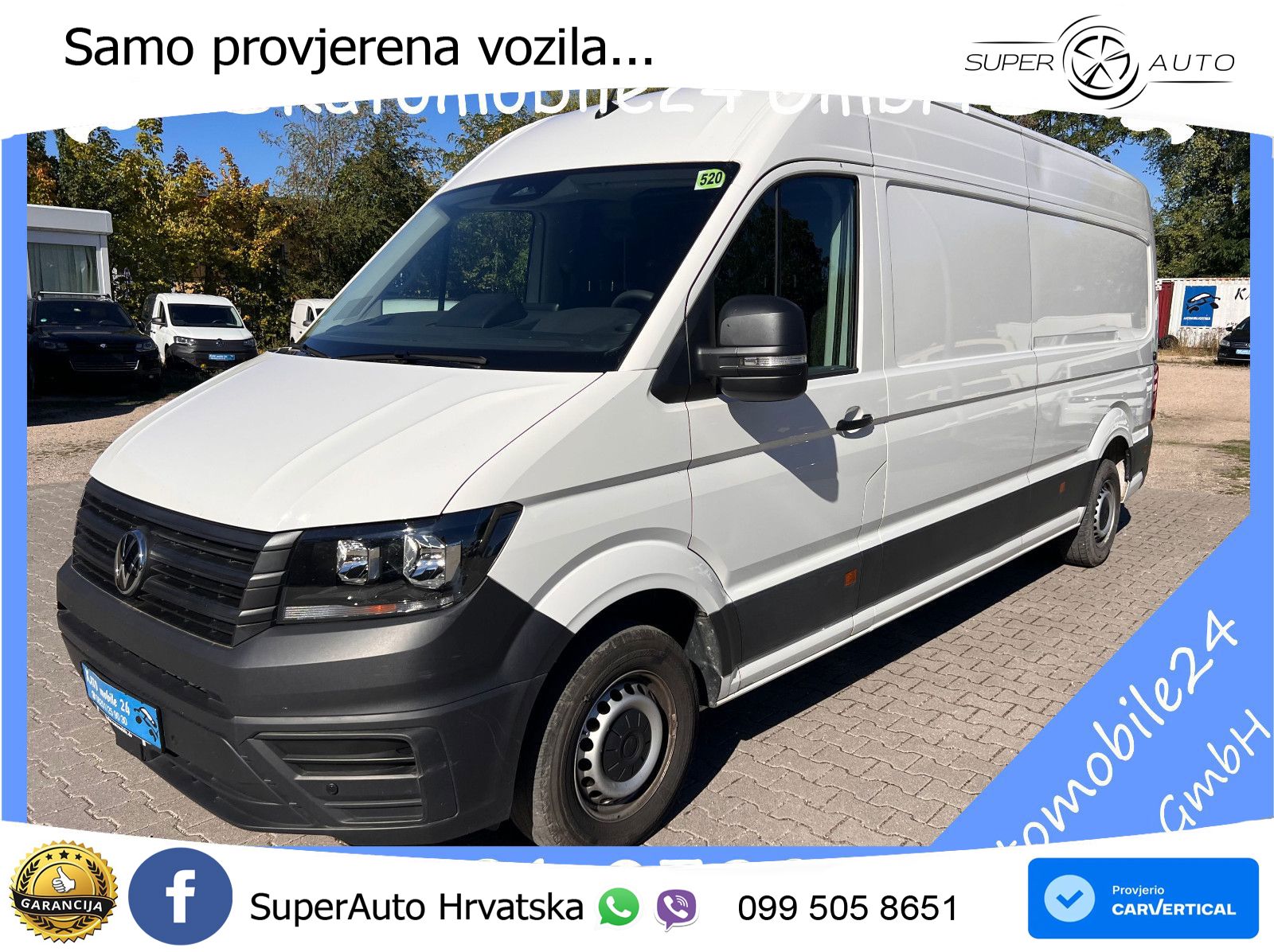Volkswagen Crafter Kasten 35 lang Hochdach FWD Kamera 140 KS