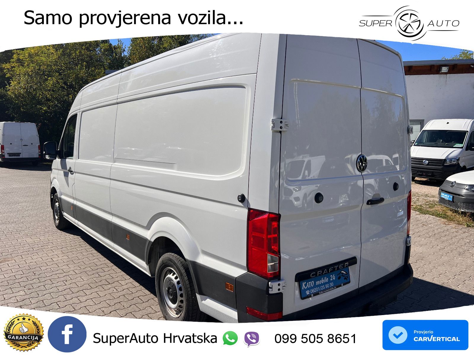 Volkswagen Crafter Kasten 35 lang Hochdach FWD Kamera 140 KS